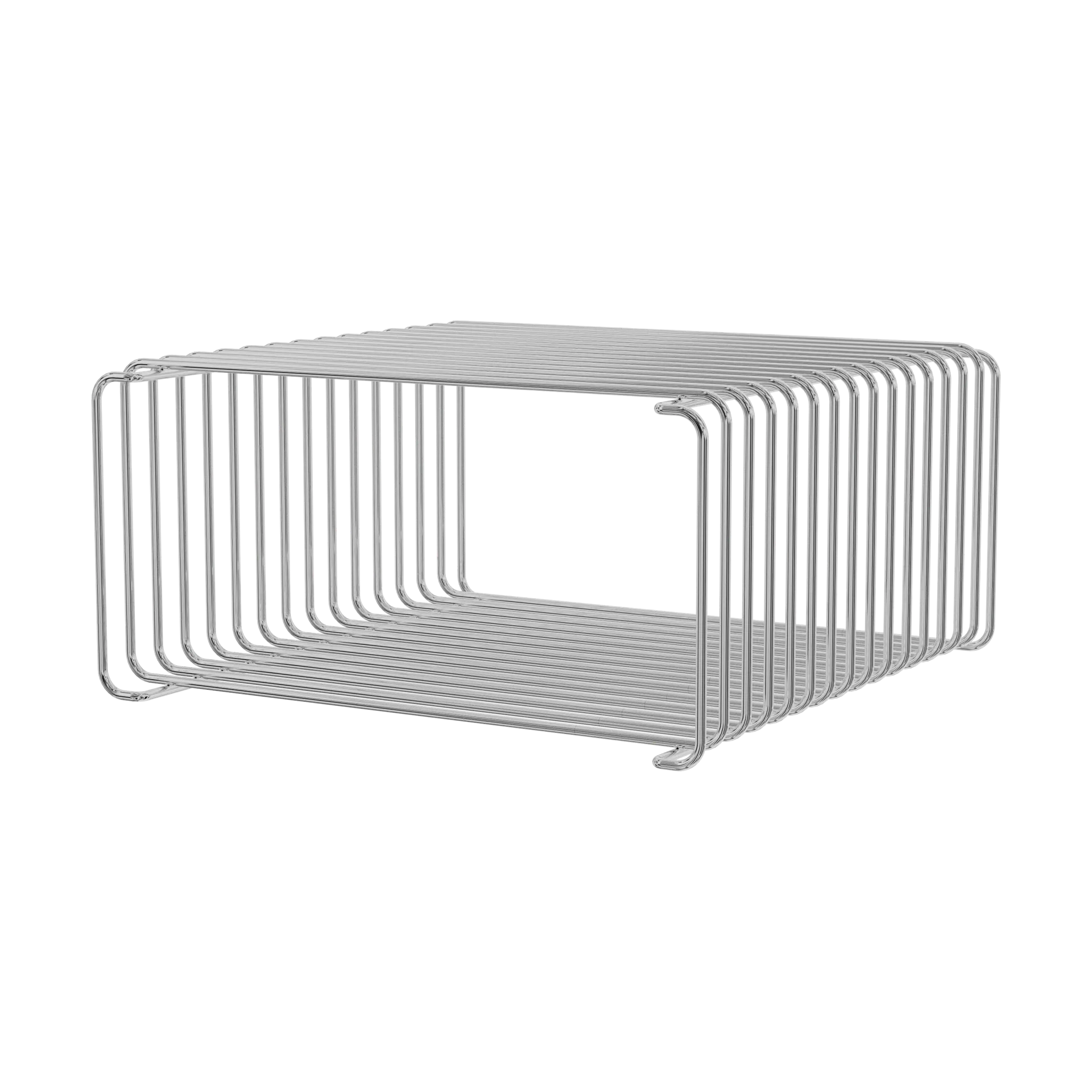 Montana Panton Wire puoli korkea hylly 34,8x17,2x34,8 cm Chrome