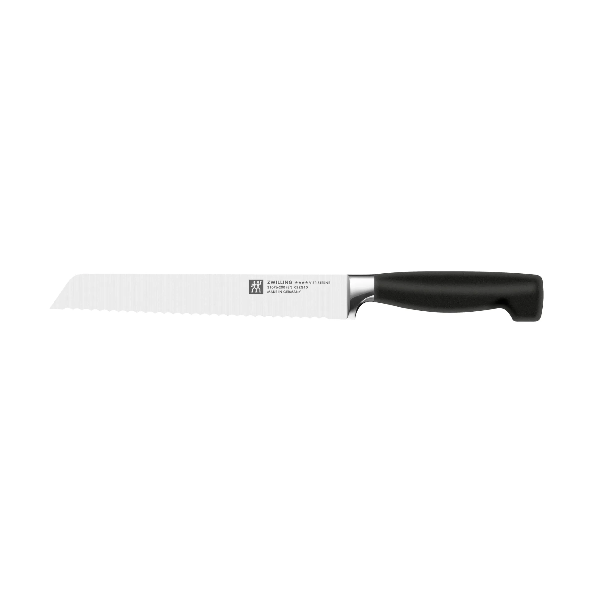 Zwilling Zwilling Four star leipäveitsi 20 cm Musta-ruostumaton teräs