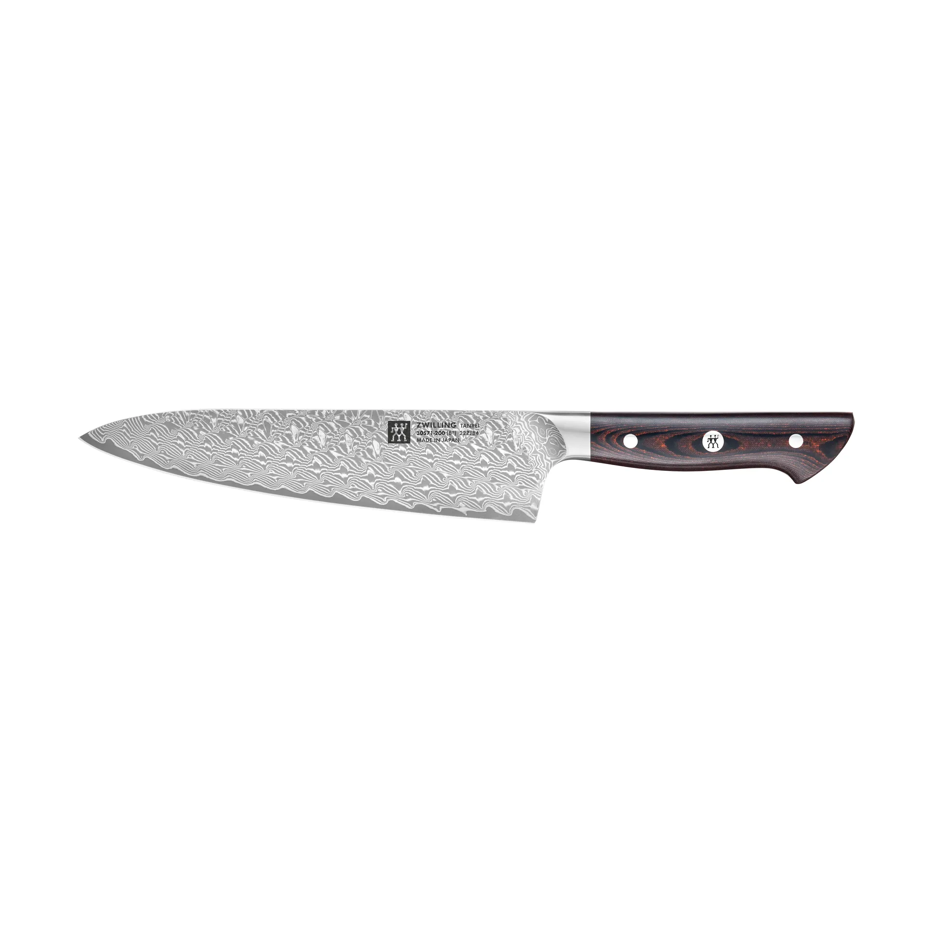 Zwilling Zwilling Tanrei kokkiveitsi Gyutoh 20 cm. Damaskos-musta