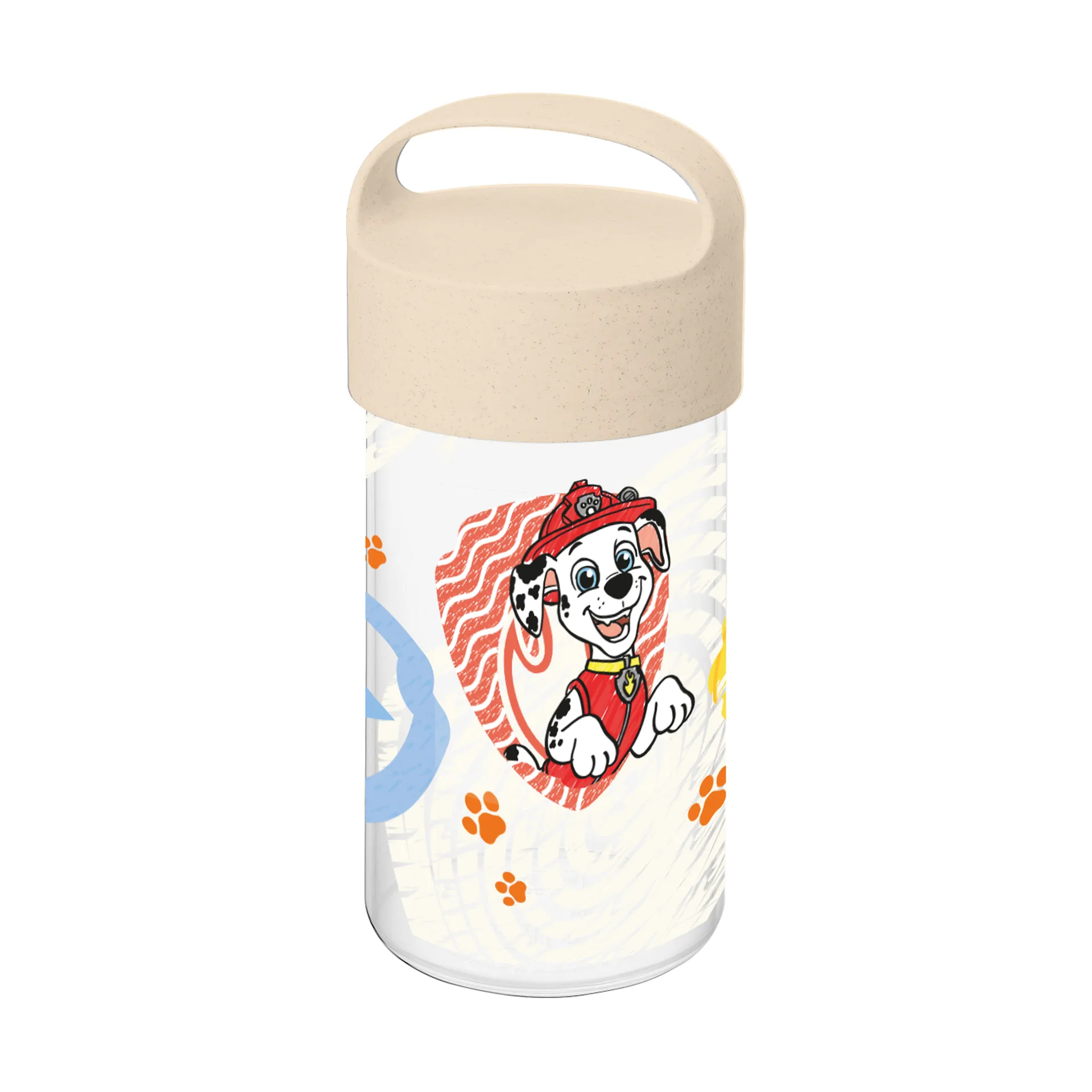 Koziol Buddy Snack Paw Patrol vesipullo 50 cl Beige