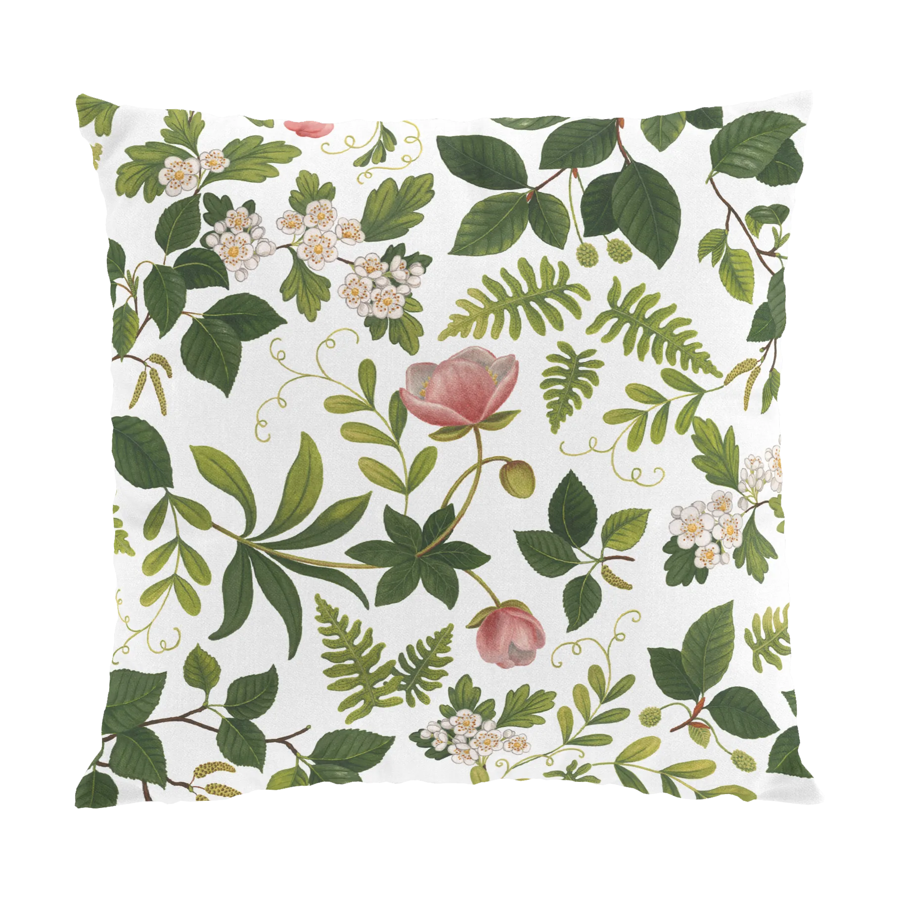 Arvidssons Textil Blomsterlund tyynynpäällinen 47x47 cm Vihreä