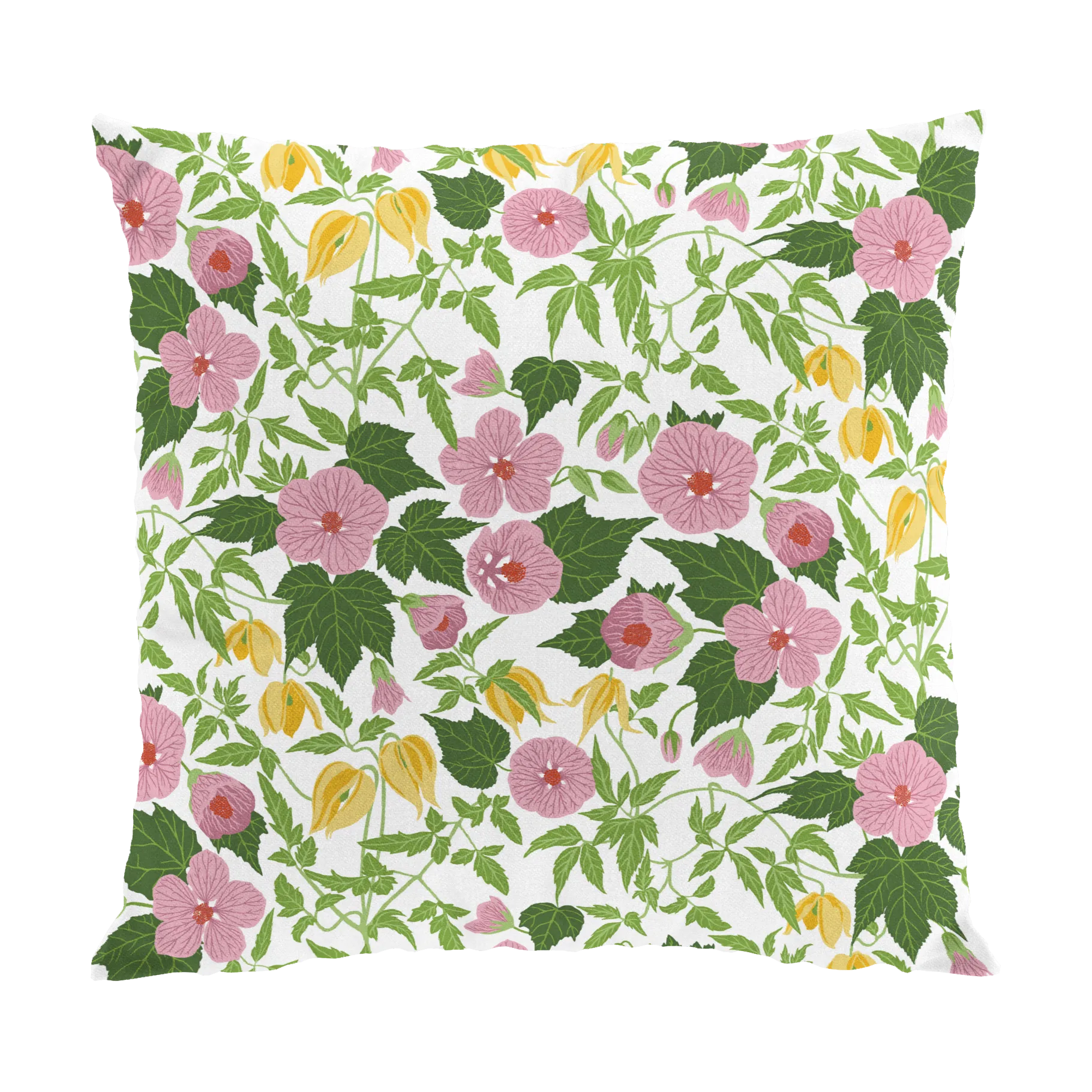 Arvidssons Textil Husknuten tyynynpäällinen 47x47 cm Vaaleanpunainen