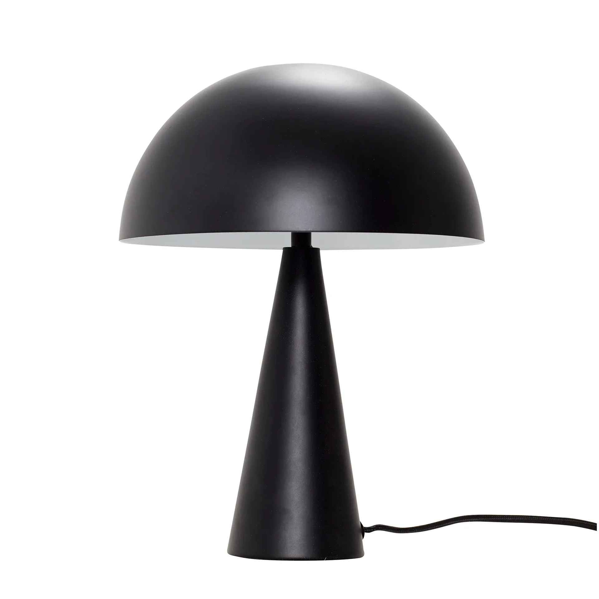 Hübsch Mush pöytälamppu Musta, mini 34 cm