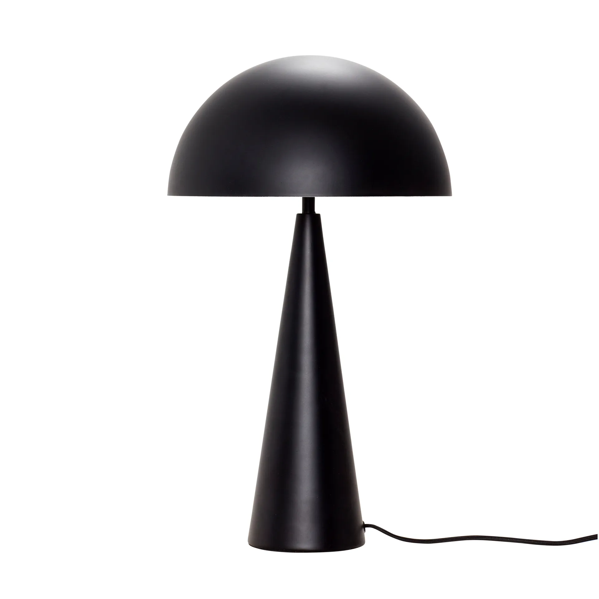 Hübsch Mush pöytälamppu Musta, tall 50 cm