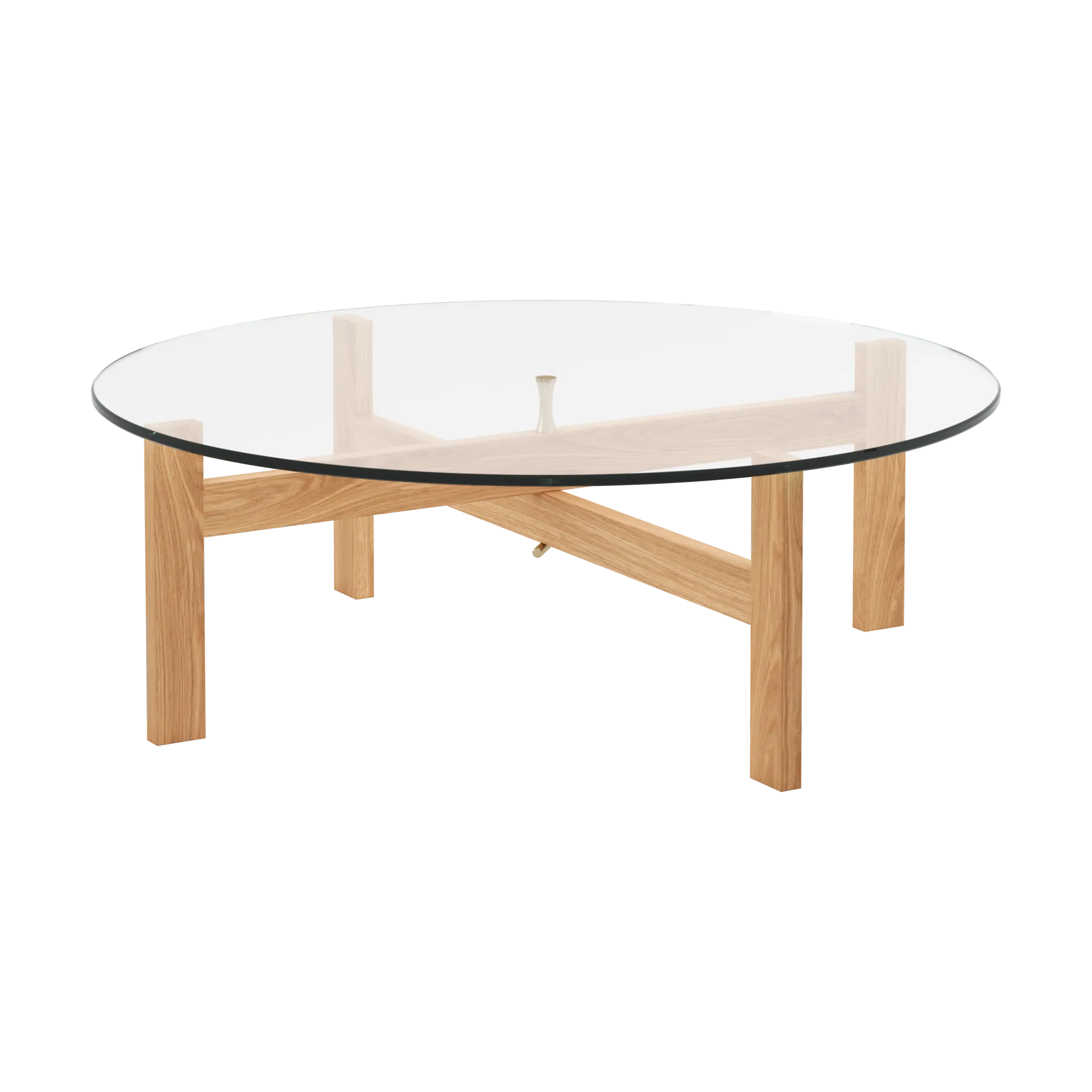 MOEBE Moebe Round sohvapöytä Ø88 cm Tammi
