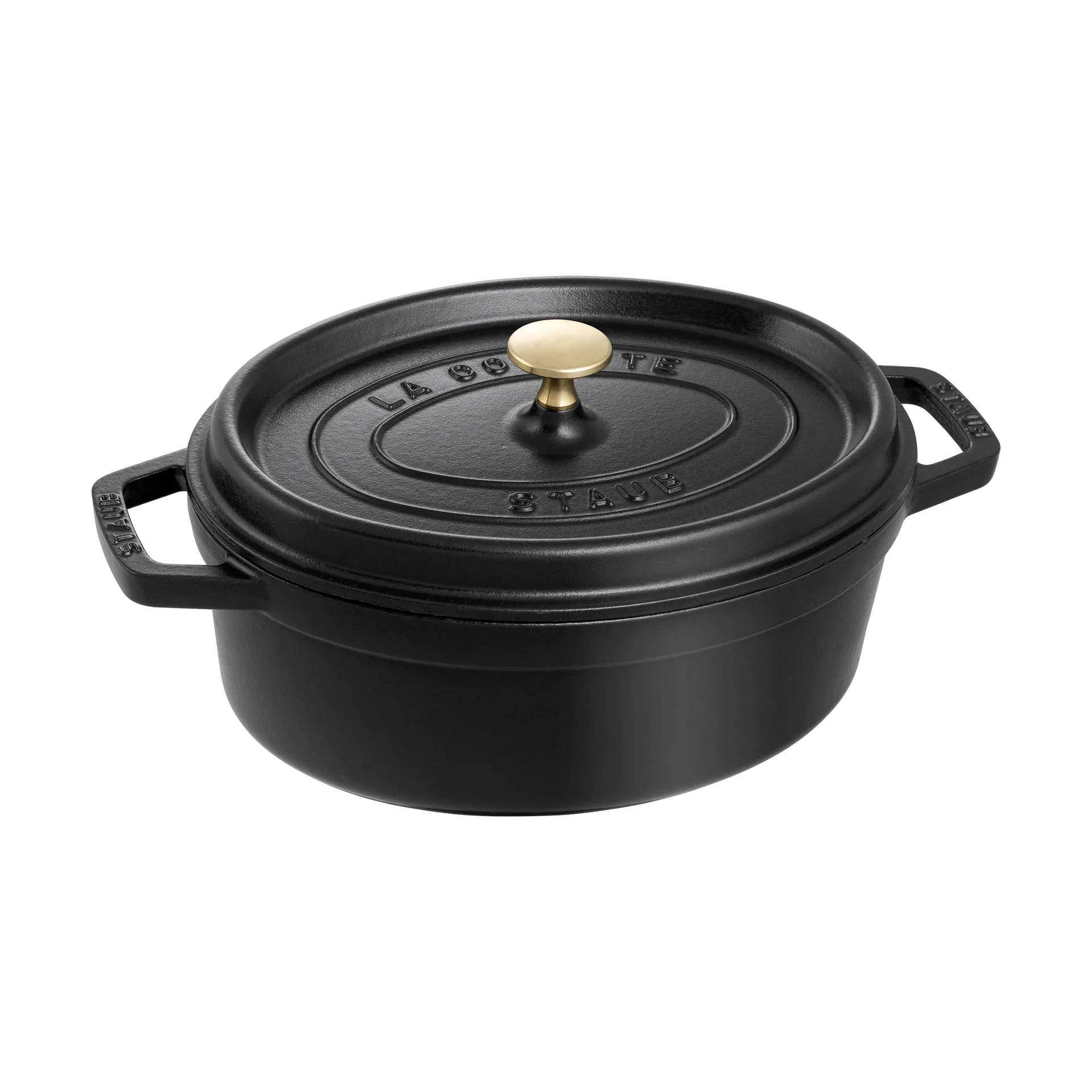 STAUB Staub La Cocotte ovaali pata valurauta 5,5 L Musta