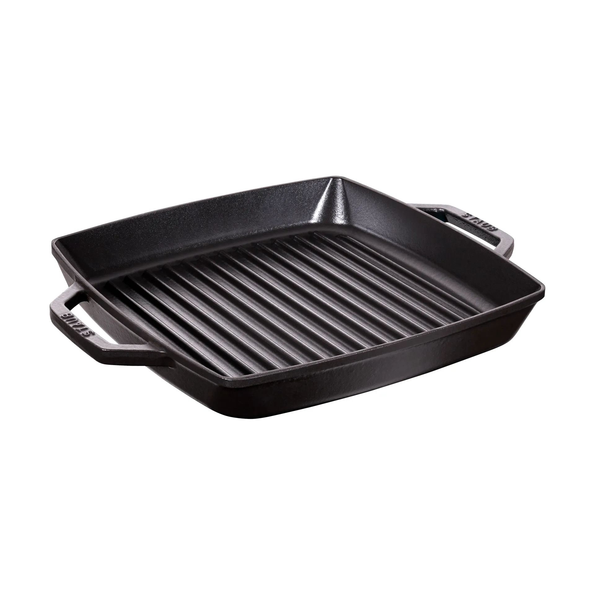STAUB Staub Pure grillipannu valurauta neliö musta 28 cm