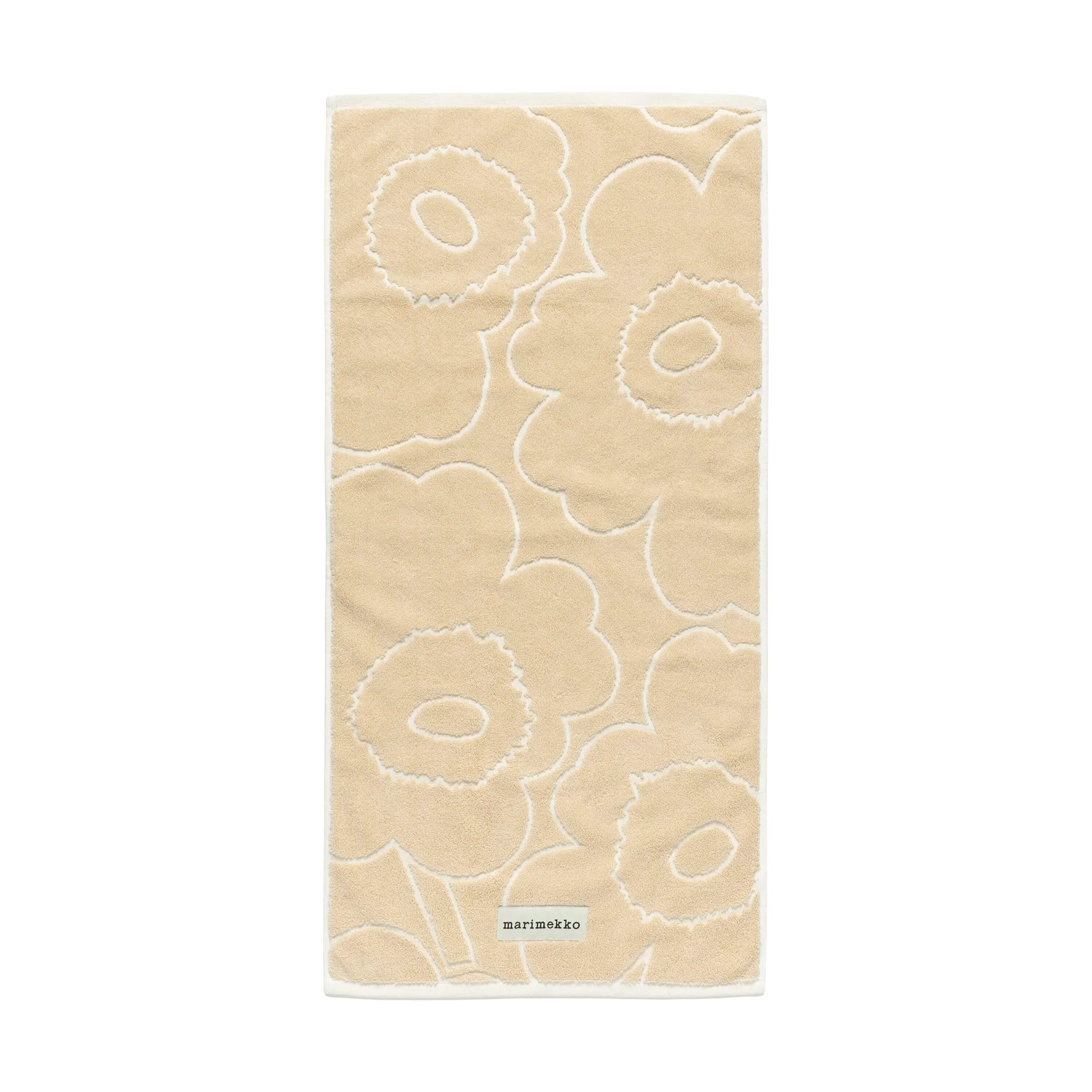 Marimekko Piirto Unikko pyyhe 50x100 cm Beige