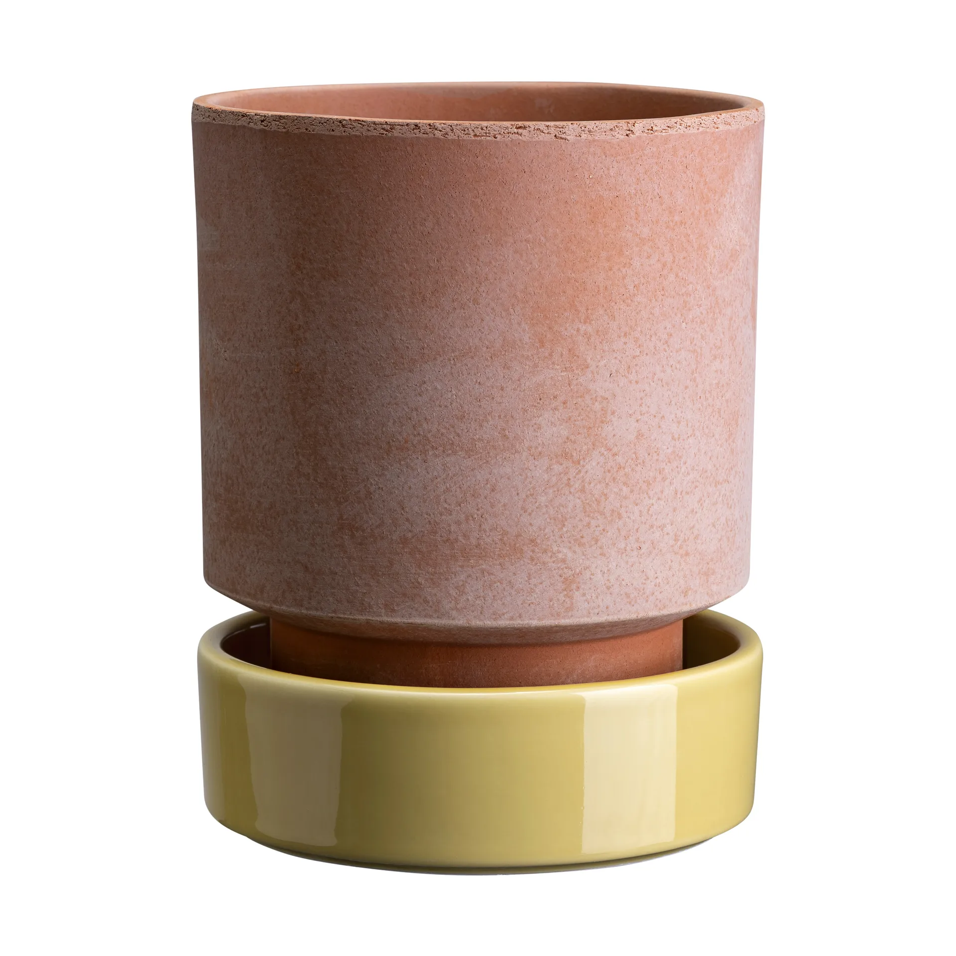 Bergs Potter Hoff ruukku Ø16 cm, Raw Rosa-Pale Yellow