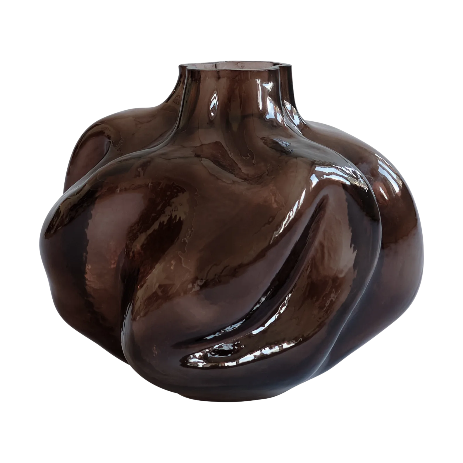101 Copenhagen Wabi Medio maljakko 28 cm Smoked forest
