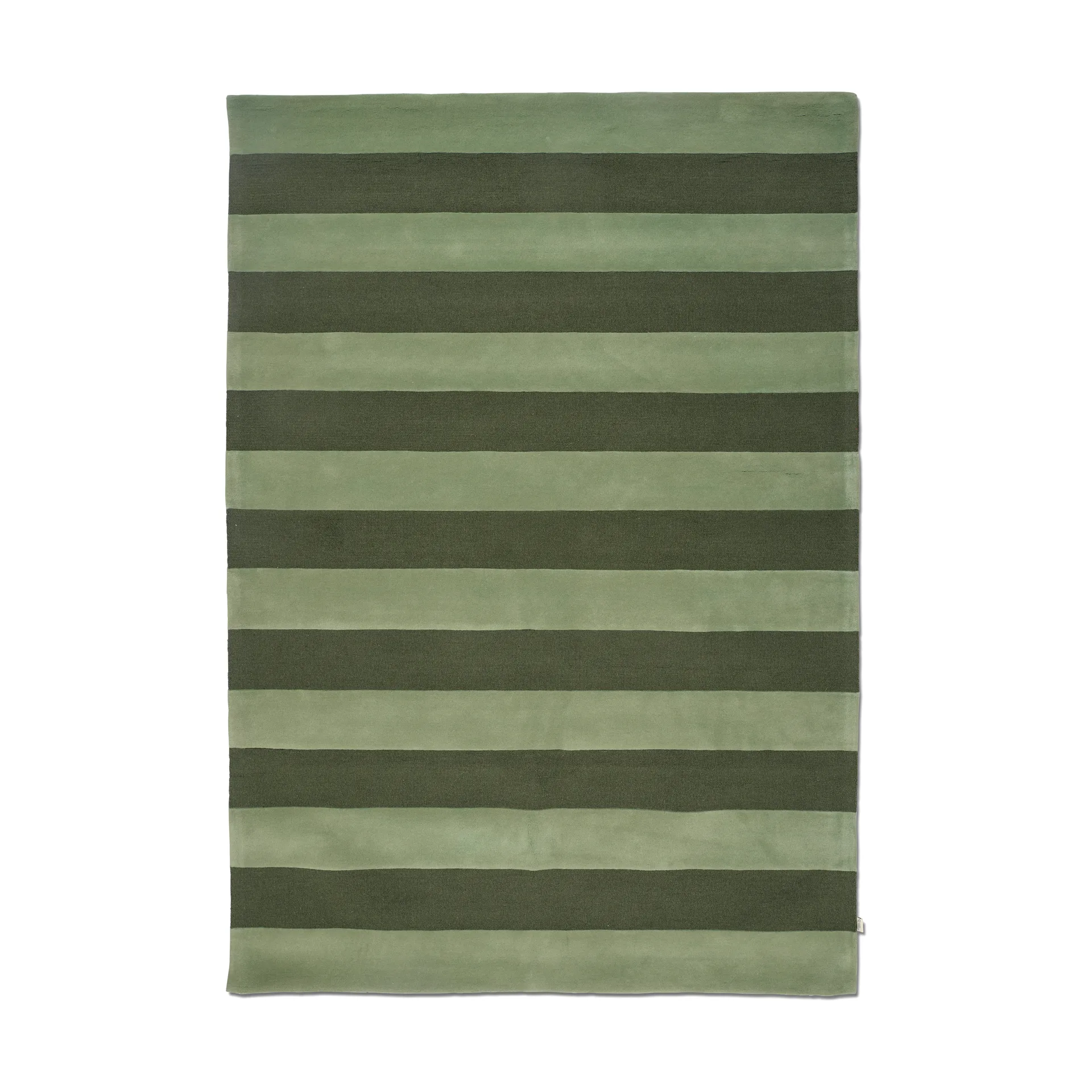 Classic Collection Stripe Boucle matto Green, 170x230 cm