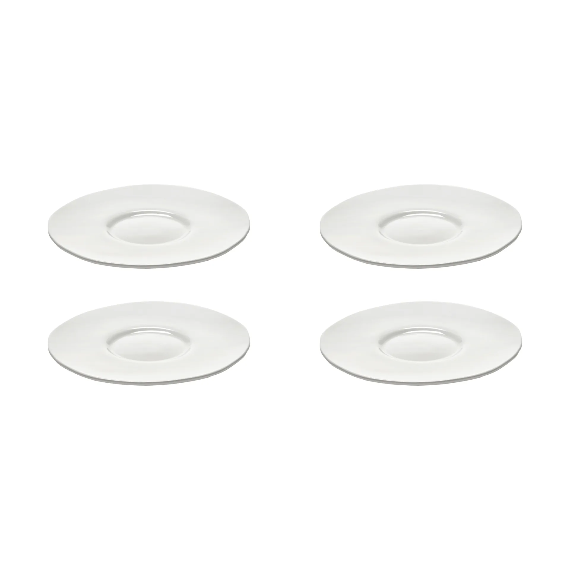 Serax Silhouette alusta espressokupille Ø10,3 cm 4 kpl White