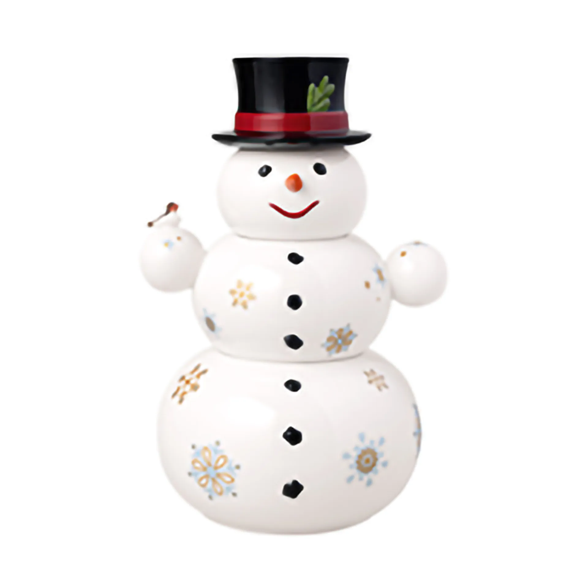 Villeroy & Boch Christmas Toy's Memory lumiukko purkki 4 osaa Valkoinen