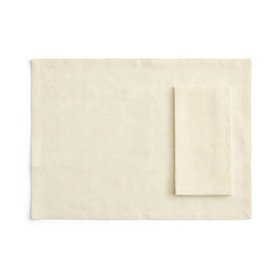 HAY Tavolo tablettiliina/lautasliina 4-pack. Soft yellow