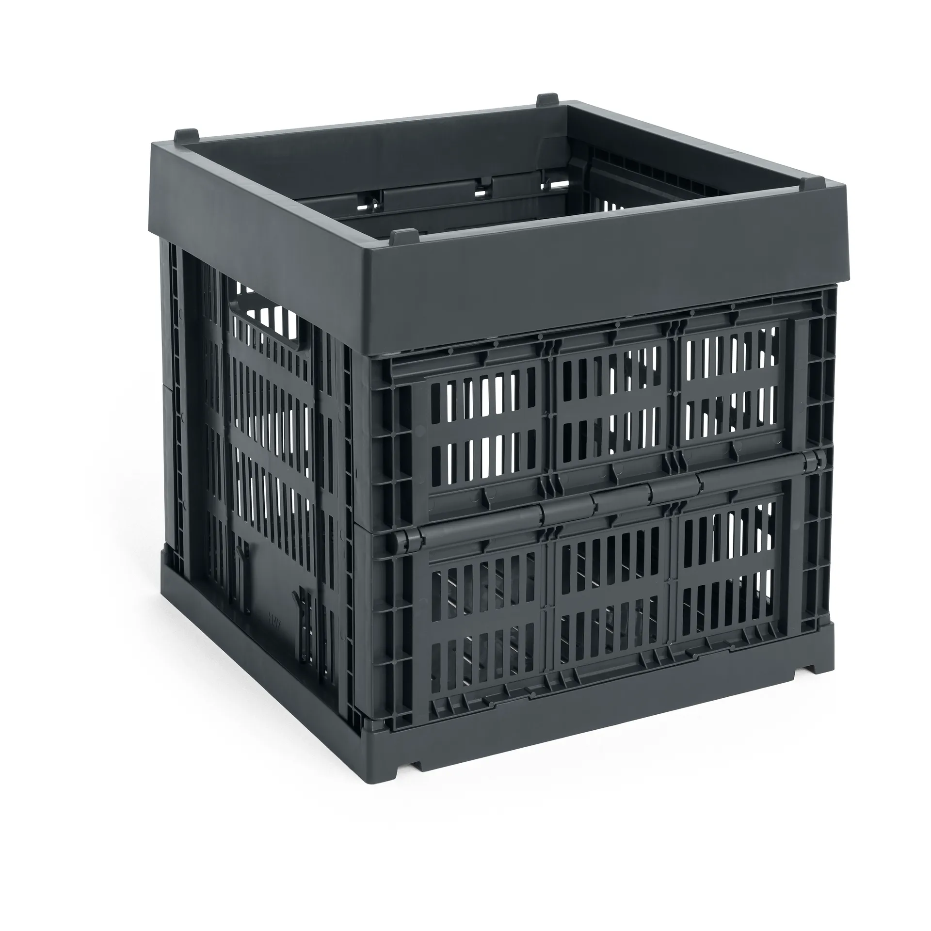 HAY Colour Crate Cube 29.5x29.5 cm Charcoal
