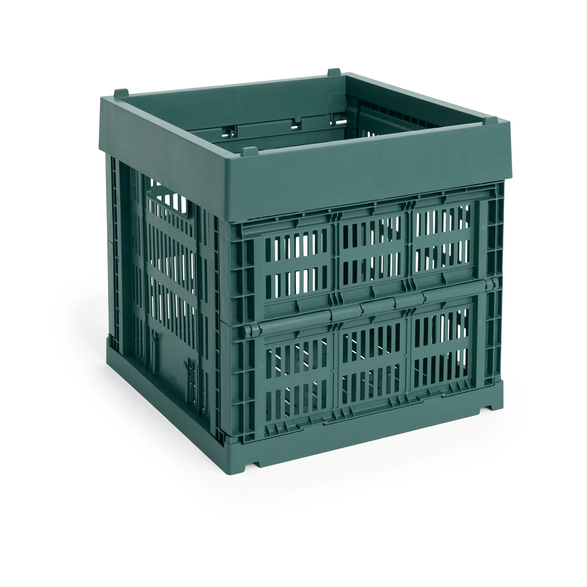 HAY Colour Crate Cube 29.5x29.5 cm Dark green