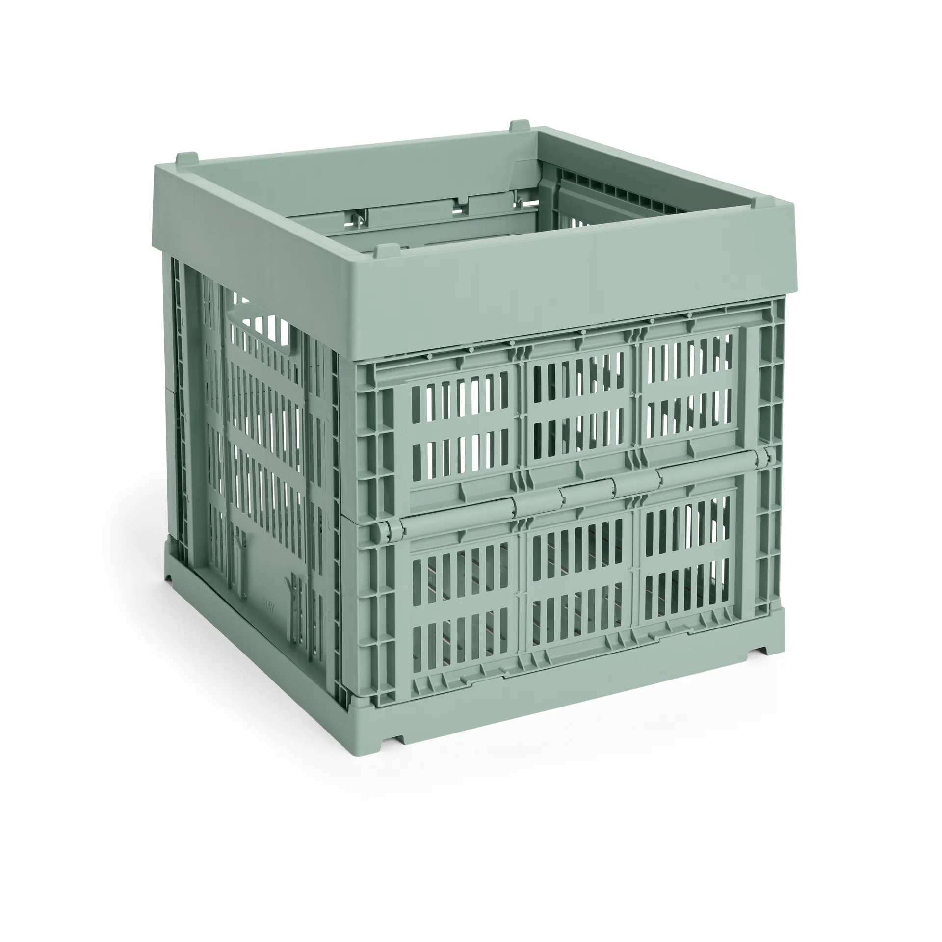 HAY Colour Crate Cube 29.5x29.5 cm Sage green