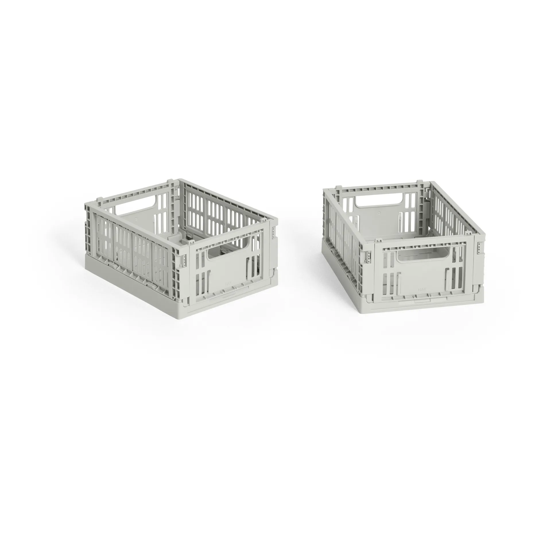 HAY HAY Colour Crate Mini 2-pack 13x17 cm Grey