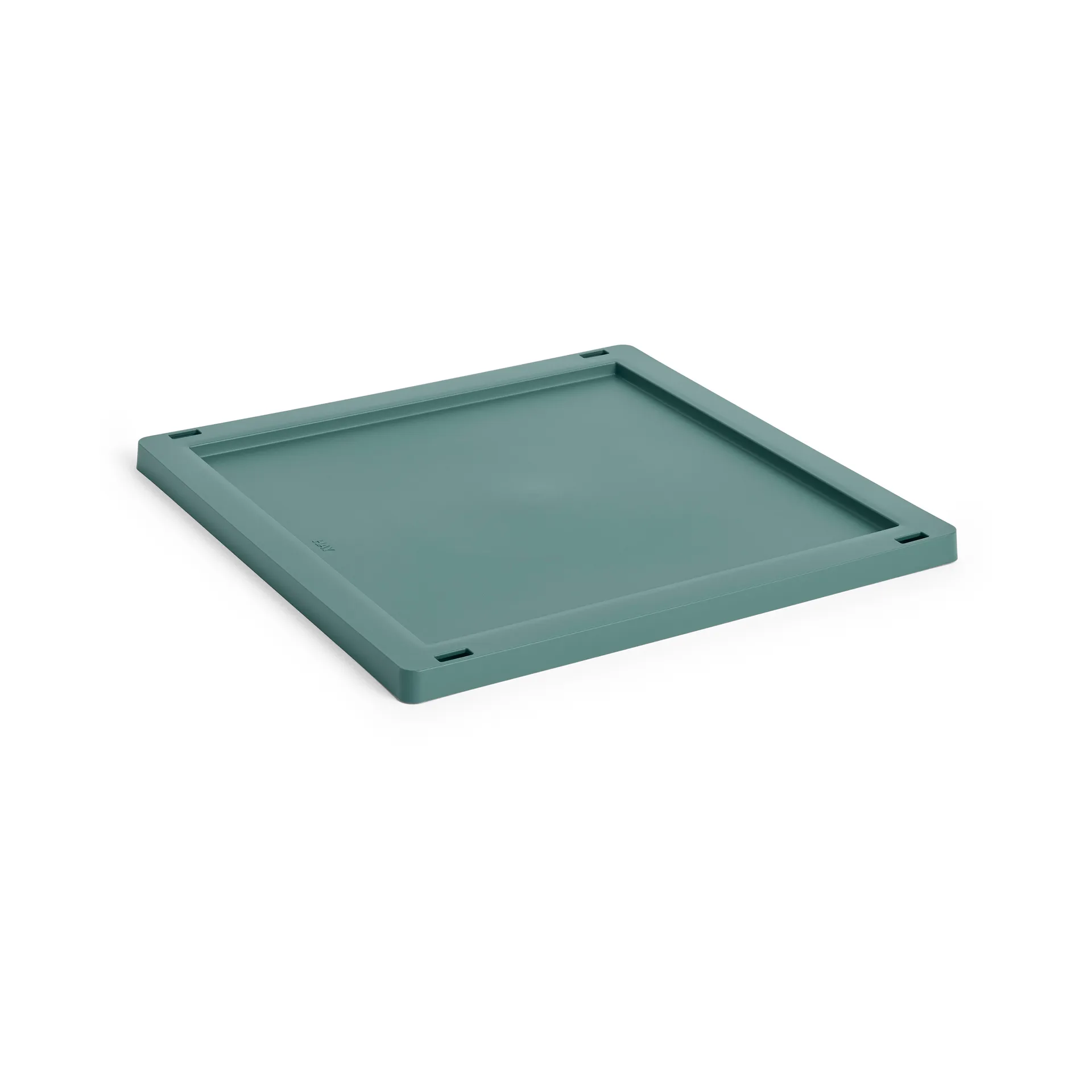 HAY Colour Crate Square/Cube kansi plastic medium Dark green