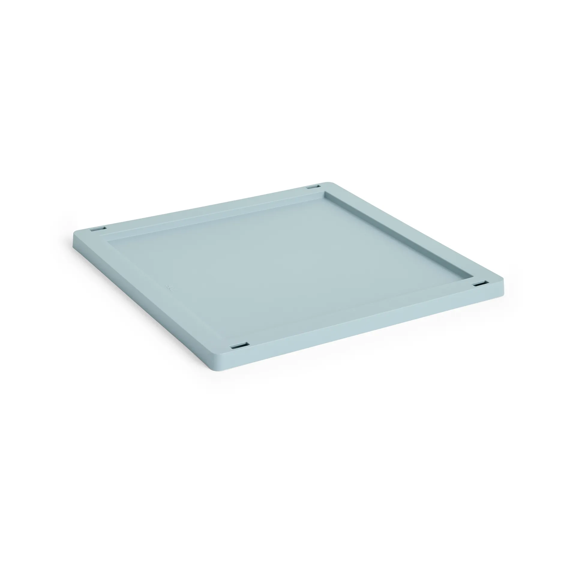 HAY Colour Crate Square/Cube kansi plastic medium Dusty blue