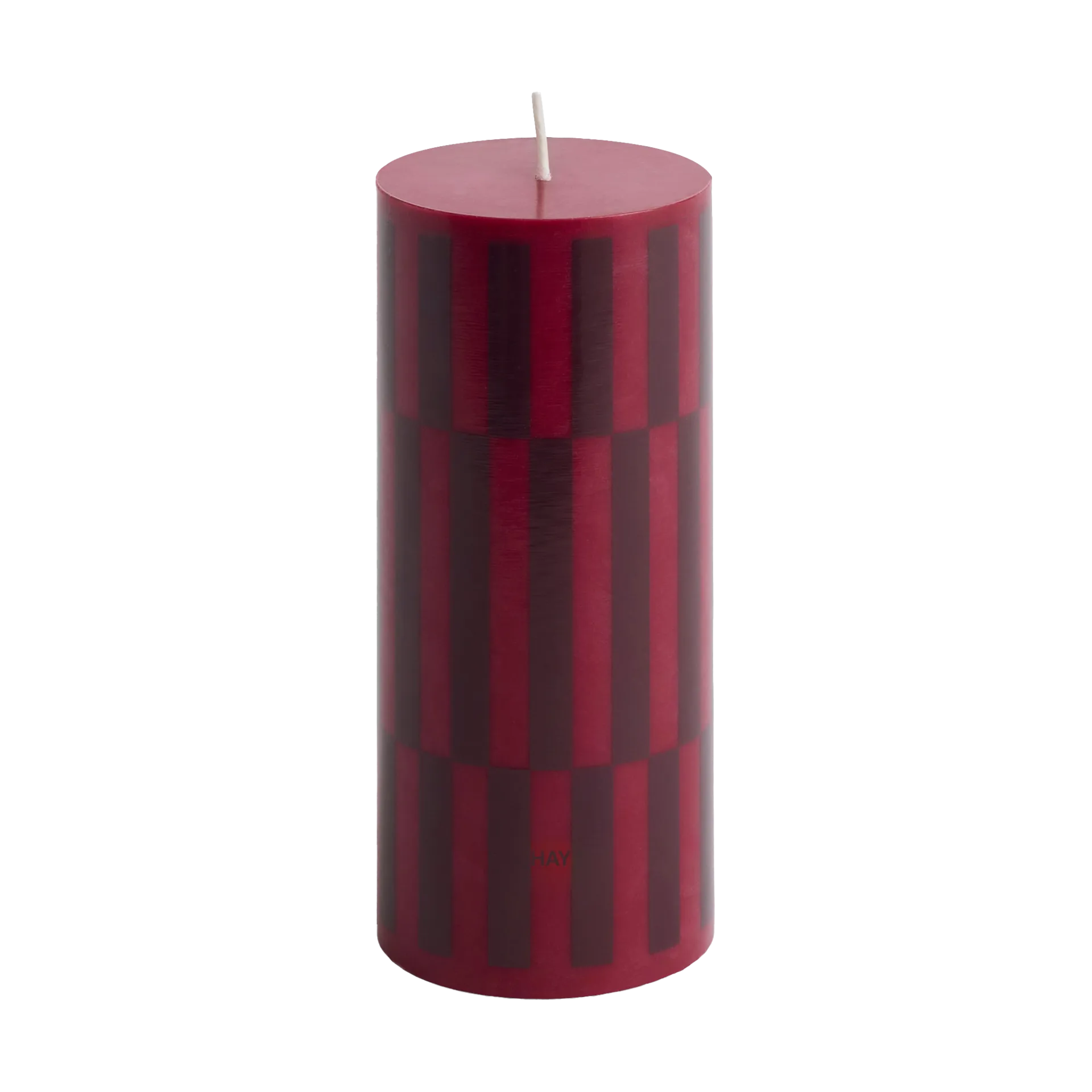 HAY Column Candle pöytäkynttilä small 15 cm Wine-bordeaux