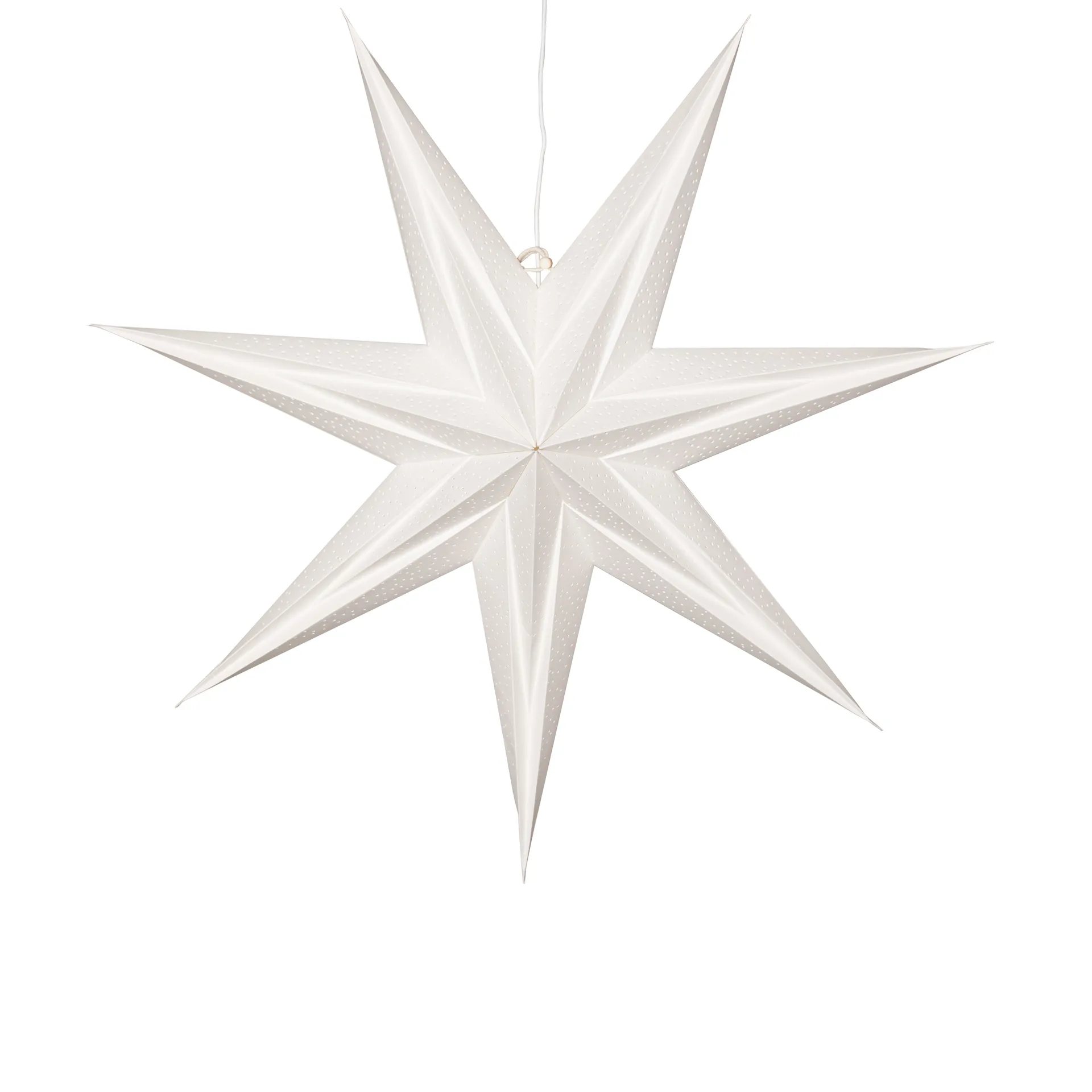 Star Trading Holly paperitähti 60 cm Valkoinen