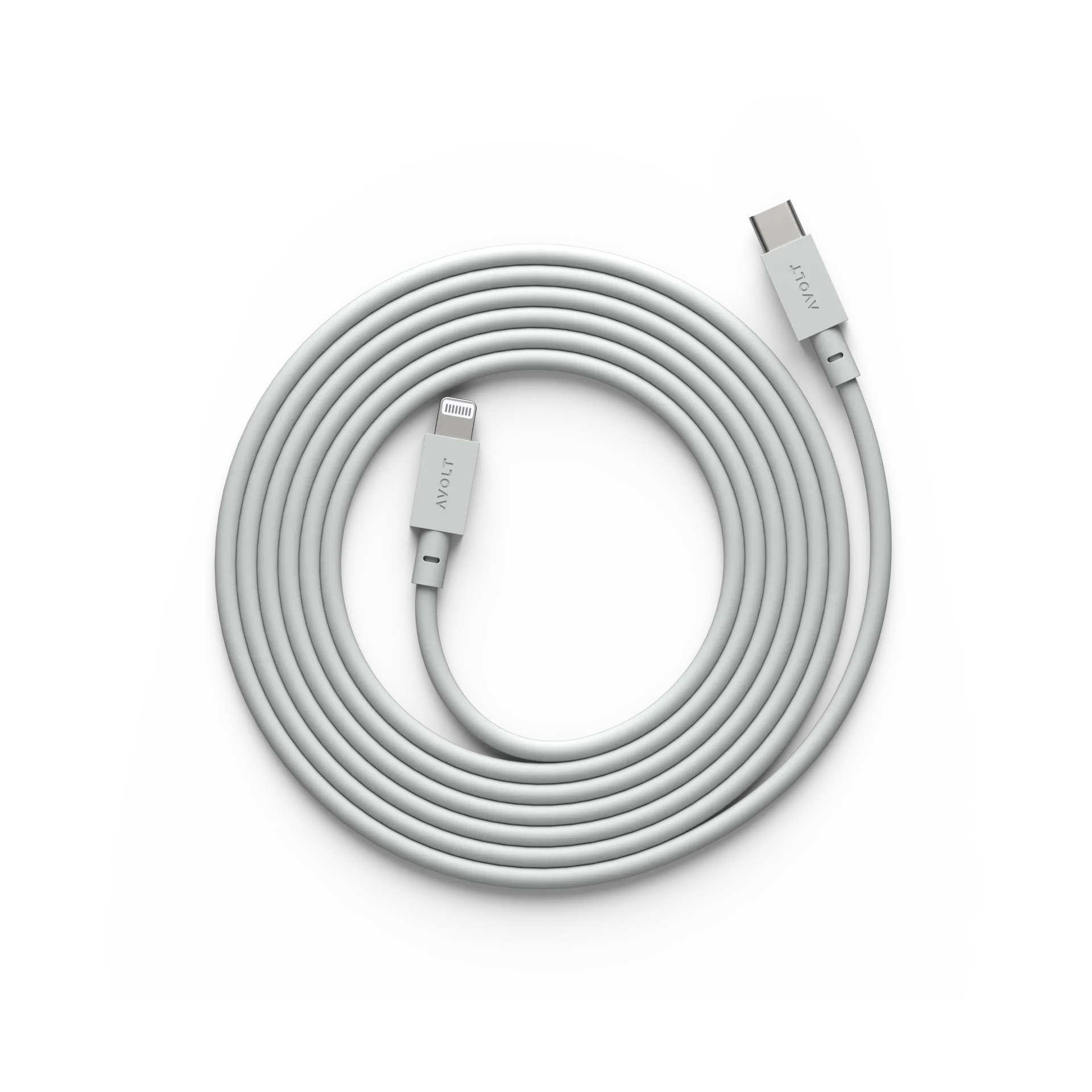 Avolt Kaapeli 1 USB C Lightning-latauskaapeli 2m Gotland Gray