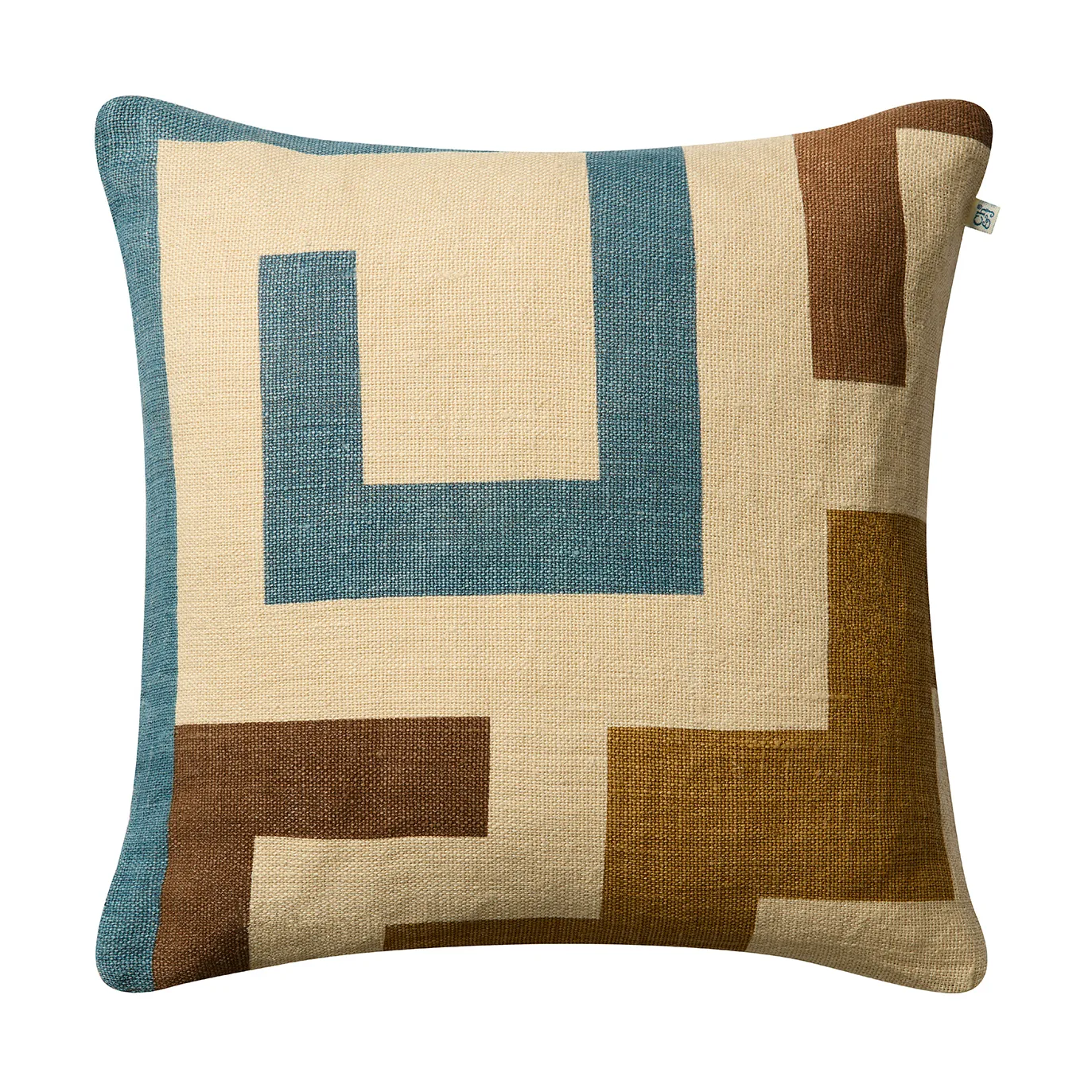 Chhatwal & Jonsson Aman tyynynpäällinen 50x50 cm Heaven blue-taupe-khaki