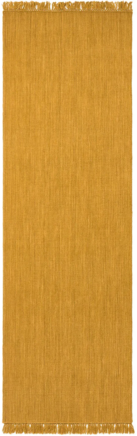 Chhatwal & Jonsson Nanda käytävämatto Masala yellow, 80x250 cm