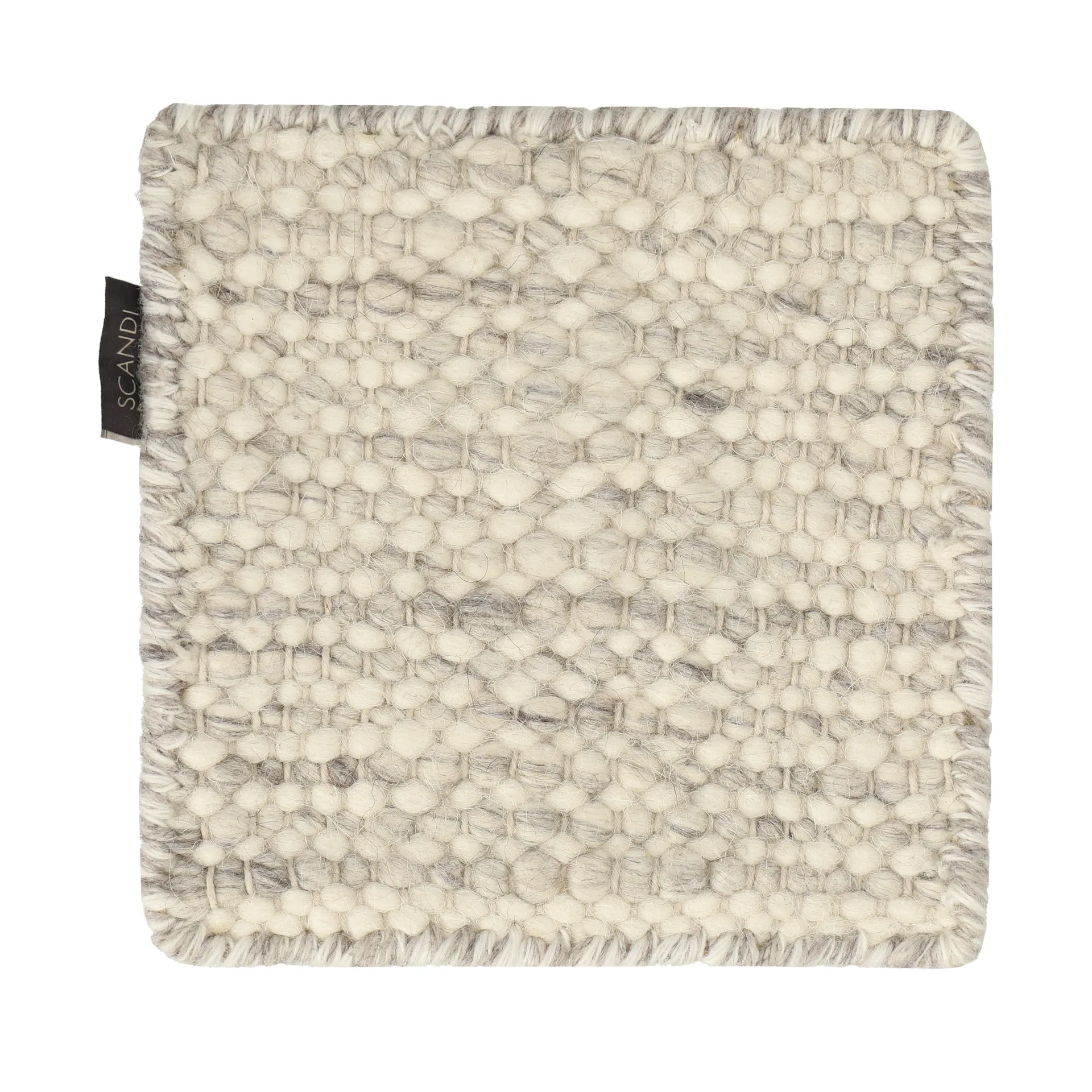 Material Samples Näyte Fawn villamatto Valkoinen