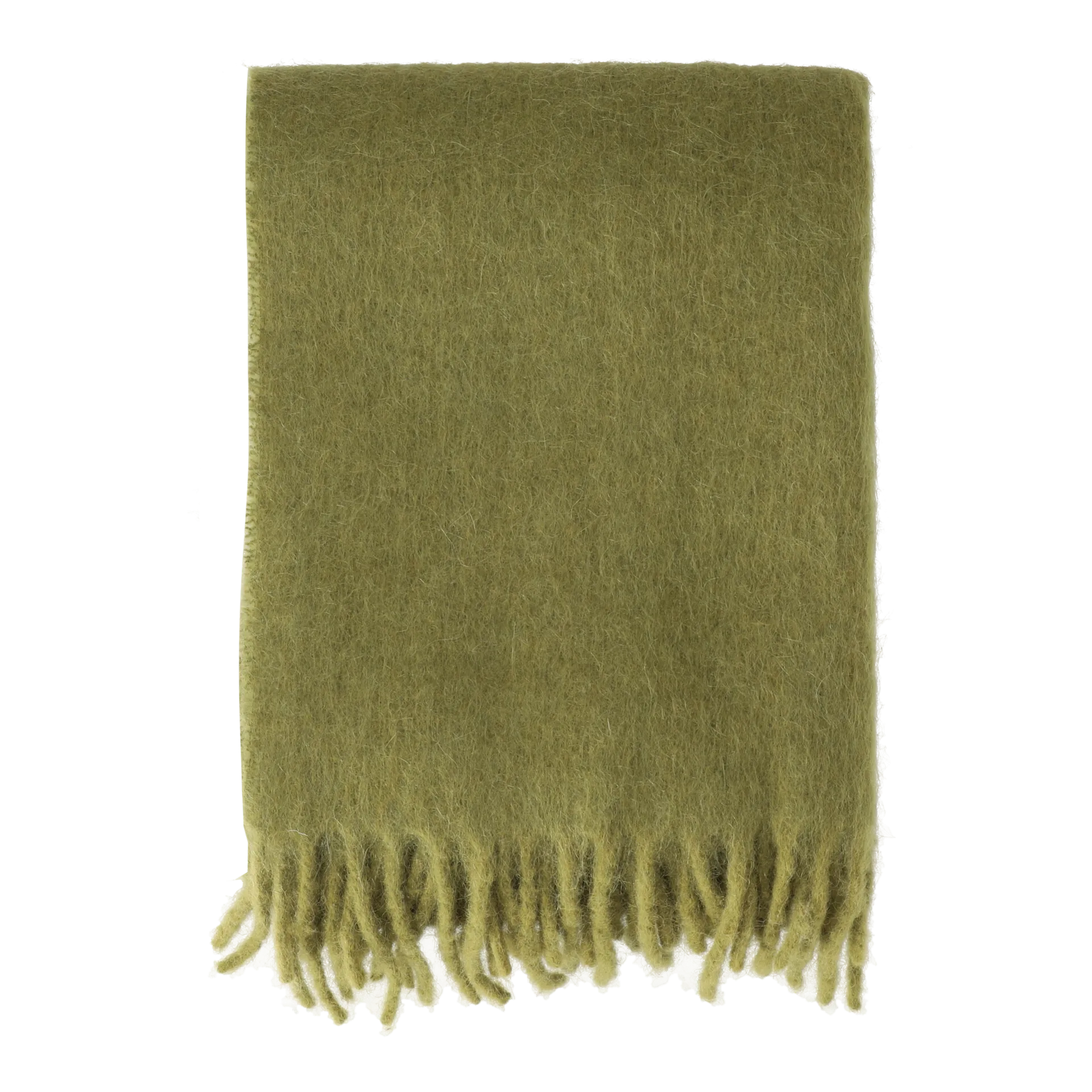 Scandi Living Dune mohair viltti 130x170 cm Oliivi