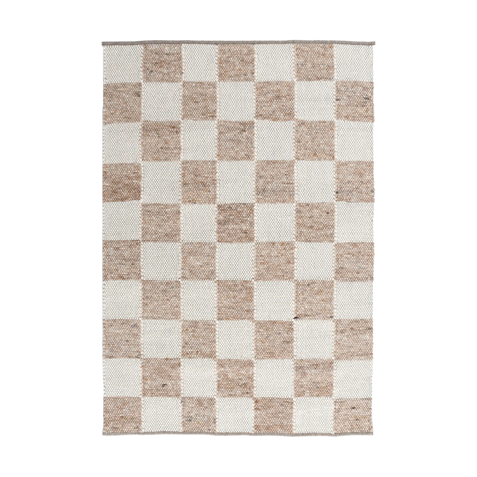 Tisca Gotland Design matto Special Edition Vaaleanruskea-valkoinen nro 2412, 170x240 cm