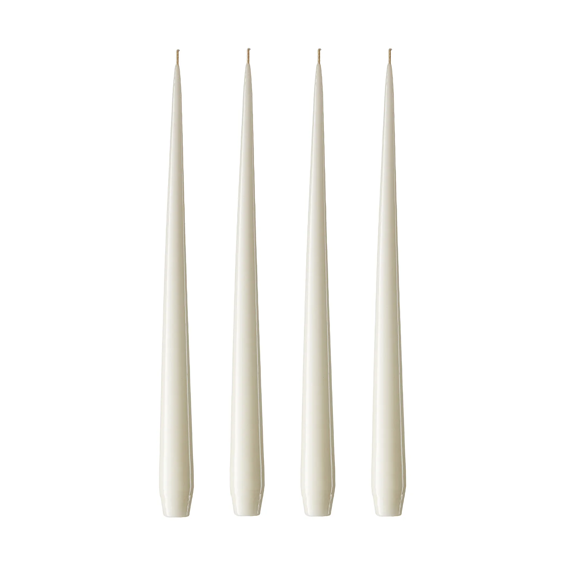 ester & erik ester & erik -kynttilä, 4-pakkaus lakattu ivory, 42 cm