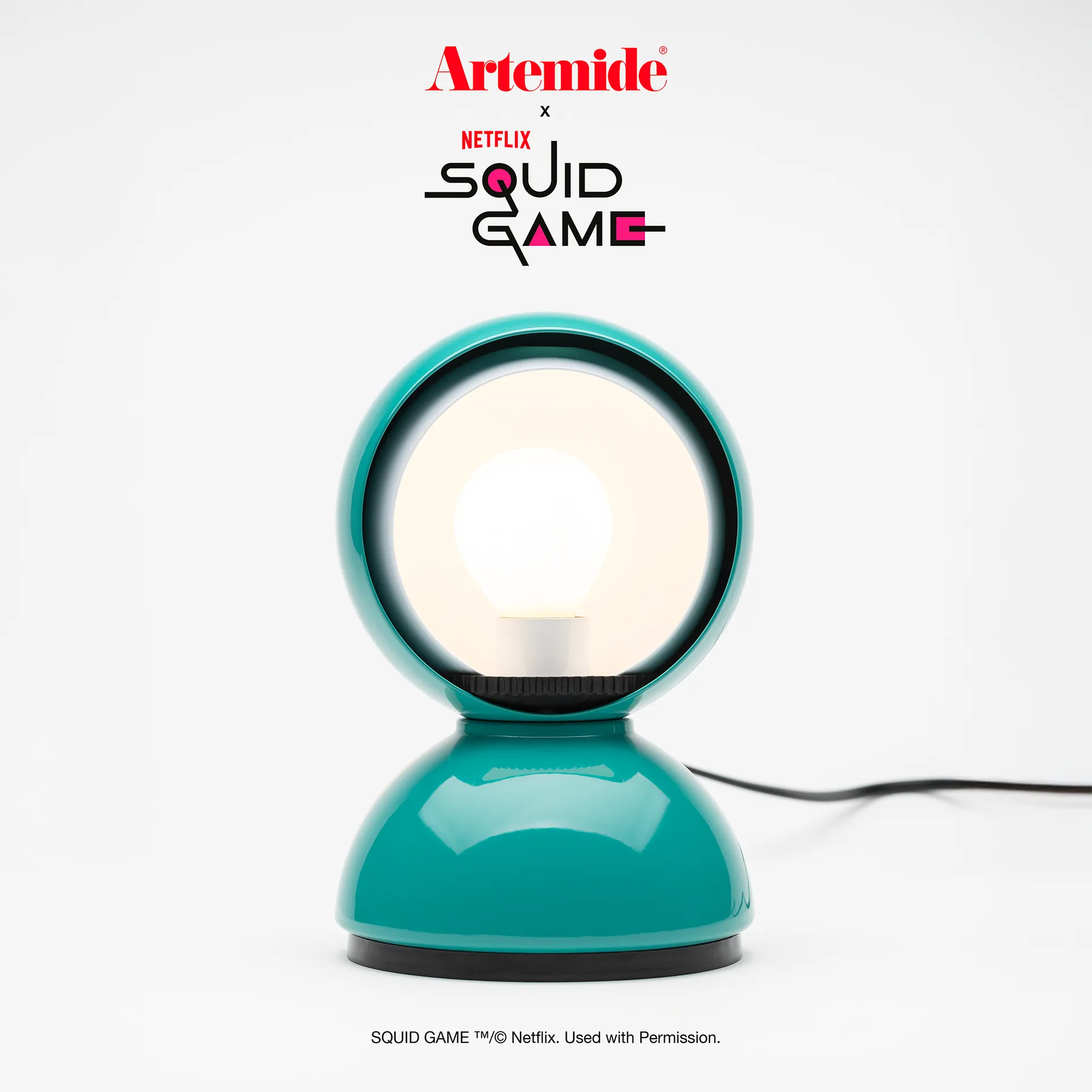 Artemide Eclisse x Squid Game pöytävalaisin Special Edition Player