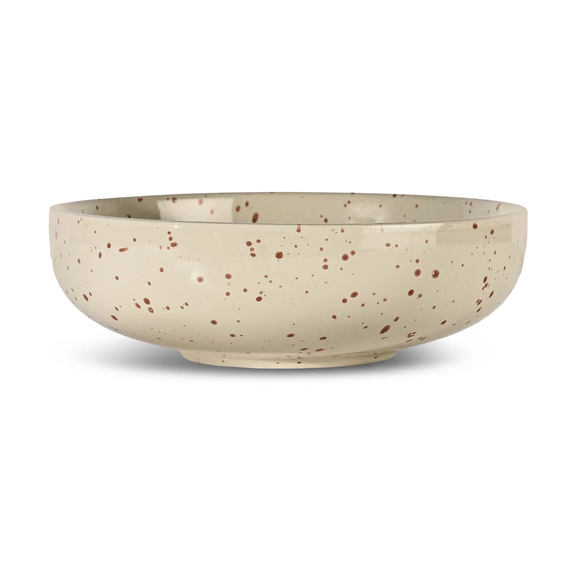Sagaform Ditte tarjoilukulho Beige-viininpunainen