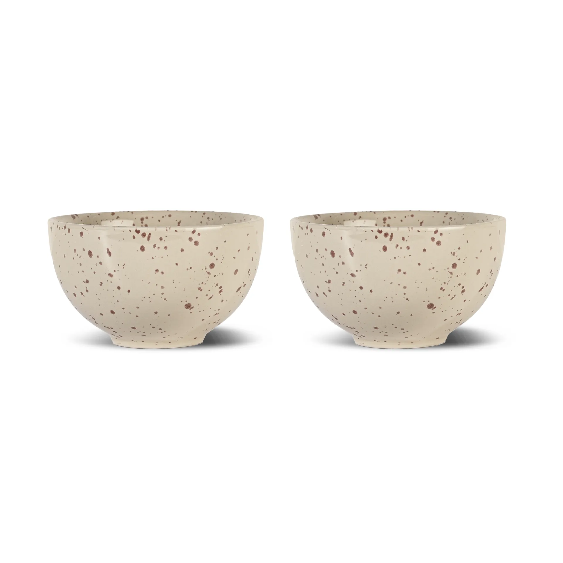 Sagaform Ditte kulho 2 kpl Beige-viininpunainen