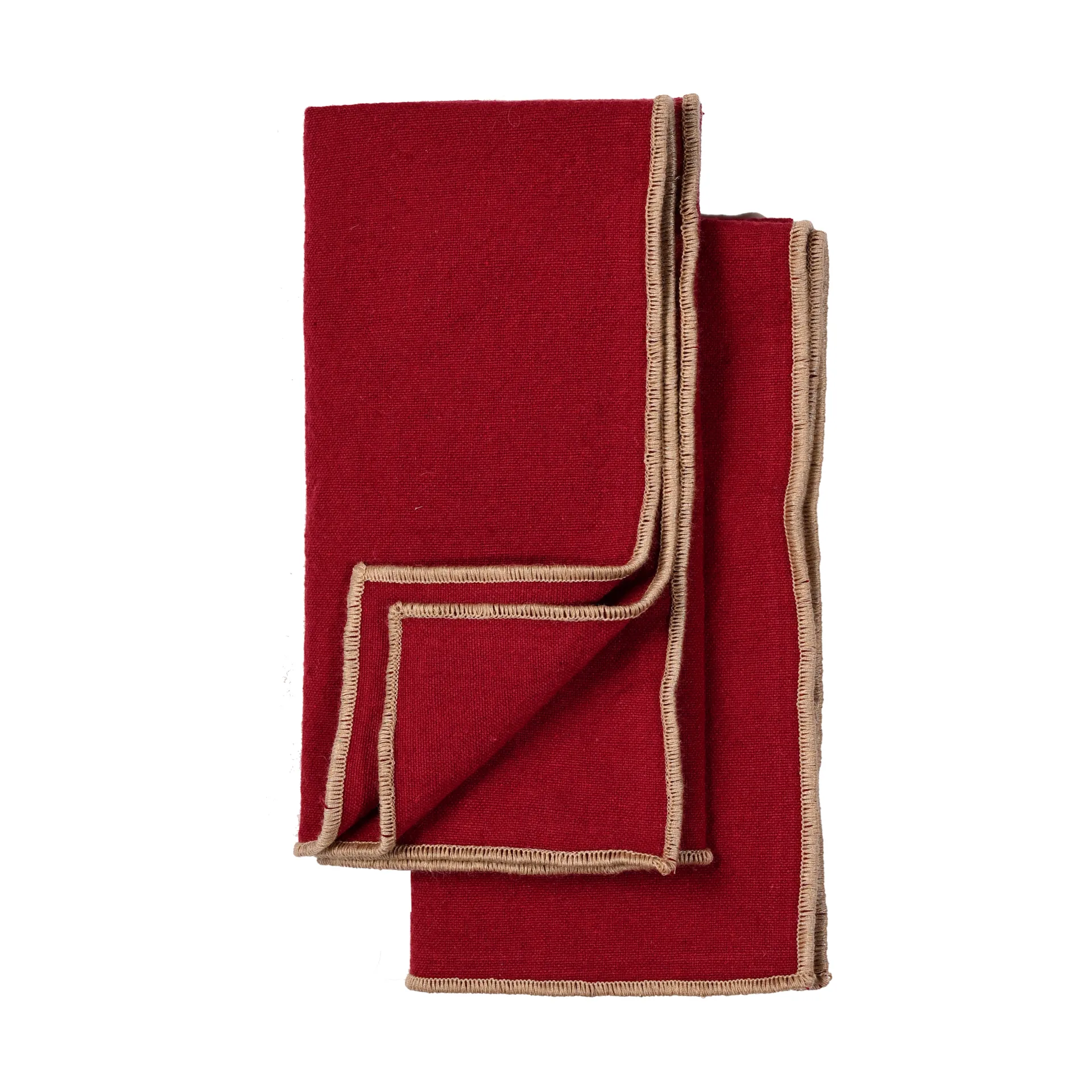 Sagaform Edith servetti 45x45 cm 2-pack Viininpunainen