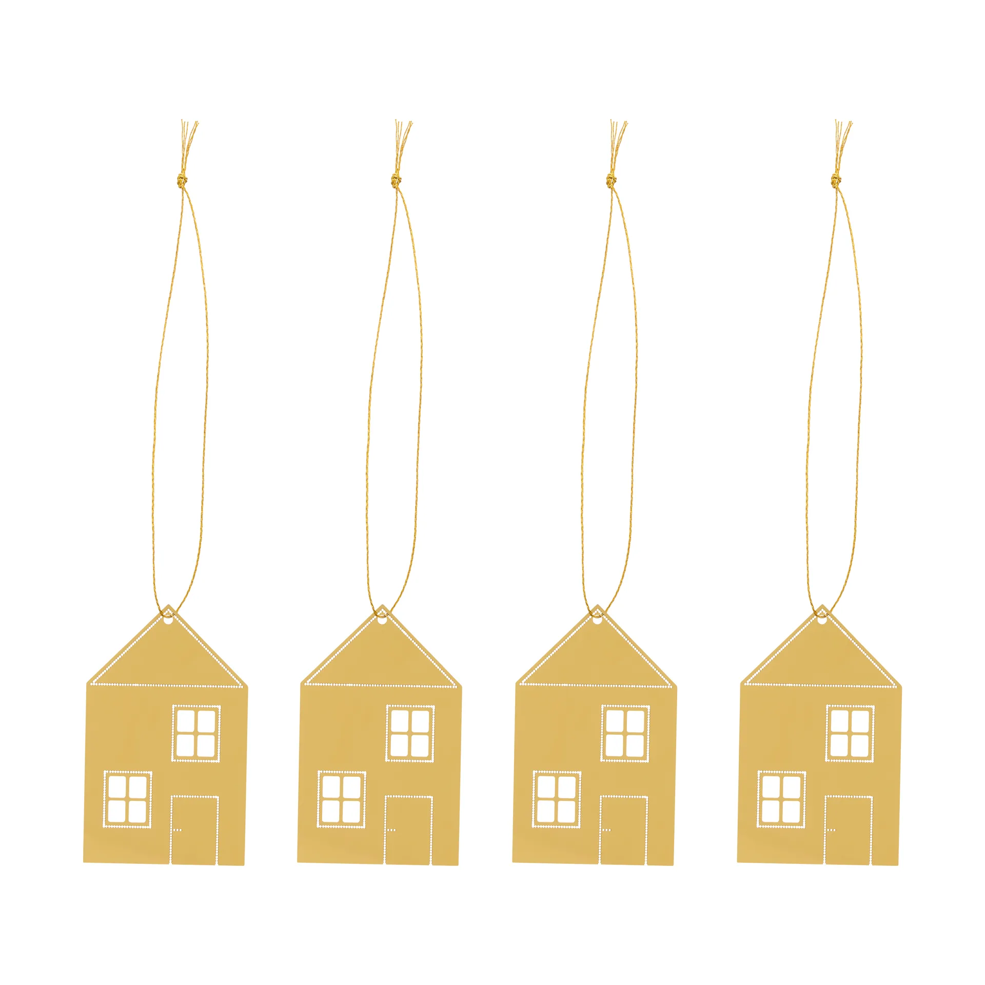 Cooee Design Joulukoriste Town house 6 cm Messinki