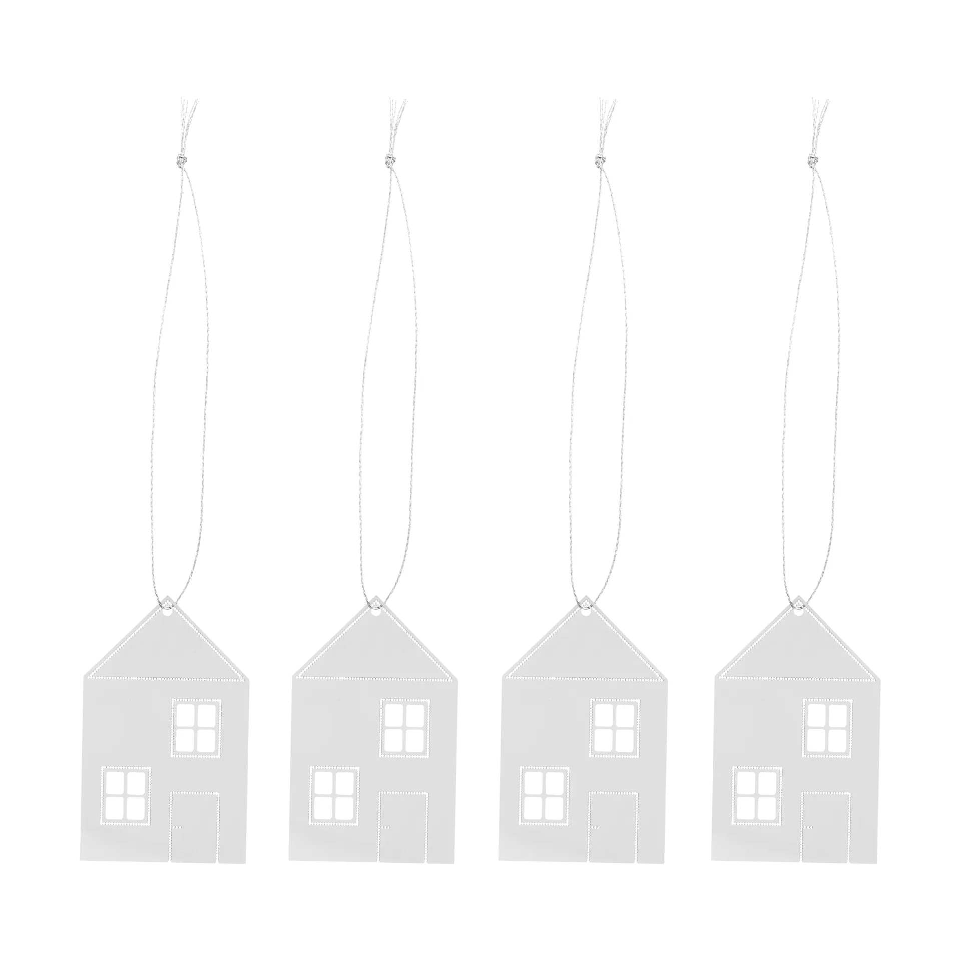 Cooee Design Joulukoriste Town house 6 cm Ruostumaton teräs