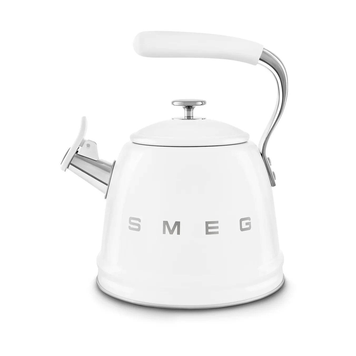 Smeg Smeg 50's Style vedenkeitin, jossa kuulutusääni Valkoinen