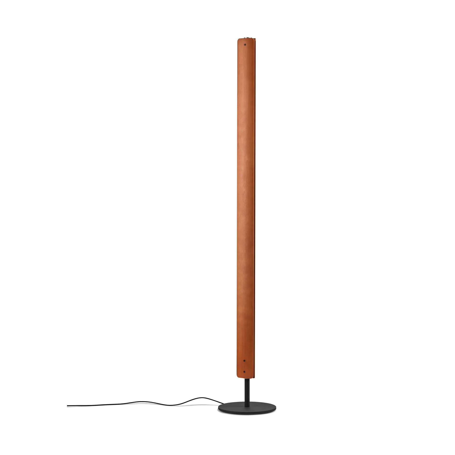 Flos Seki-han lattiavalaisin 226 cm Heat treatened ash-black metal