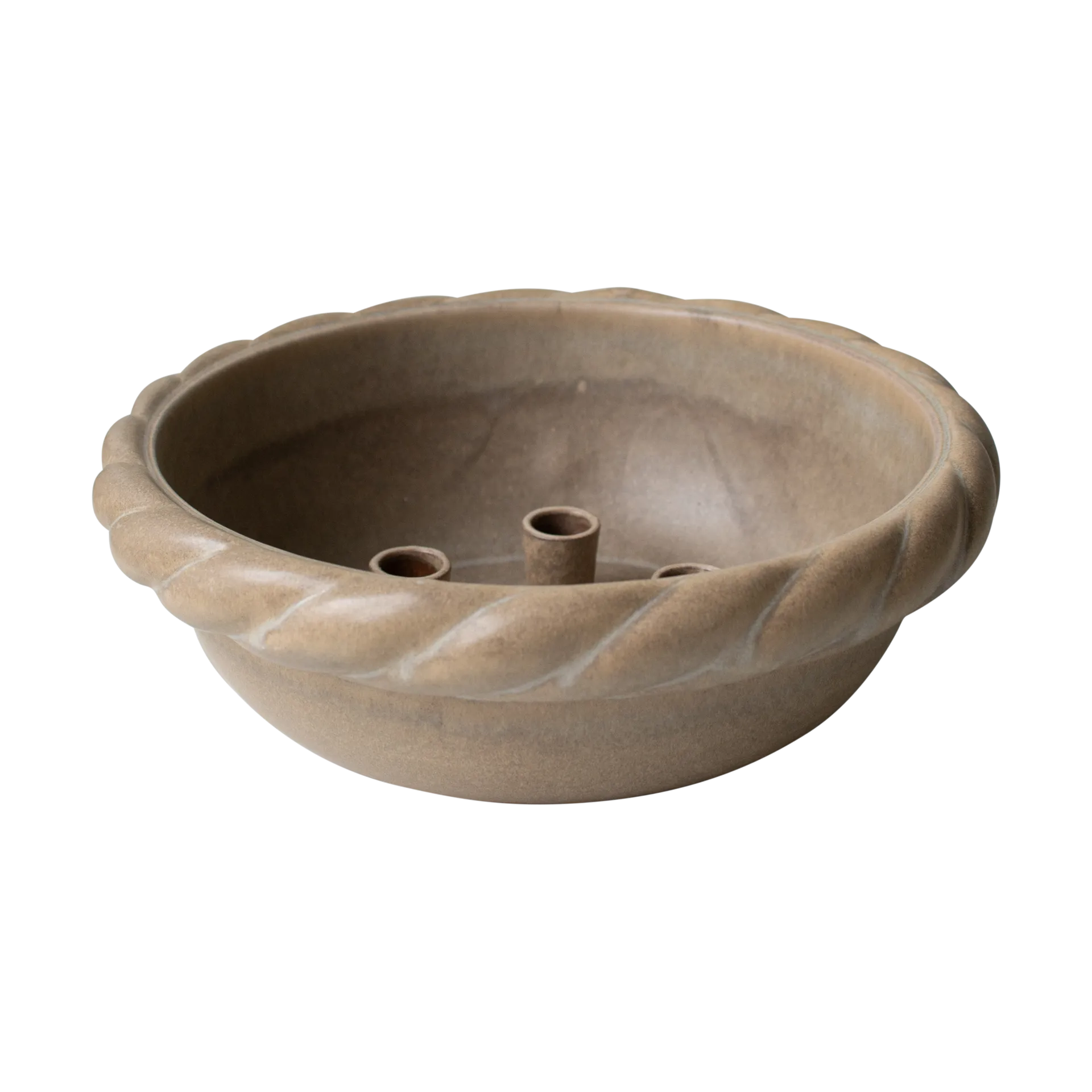 DBKD Twine lautanen kynttilänjalka Ø30 cm Beige