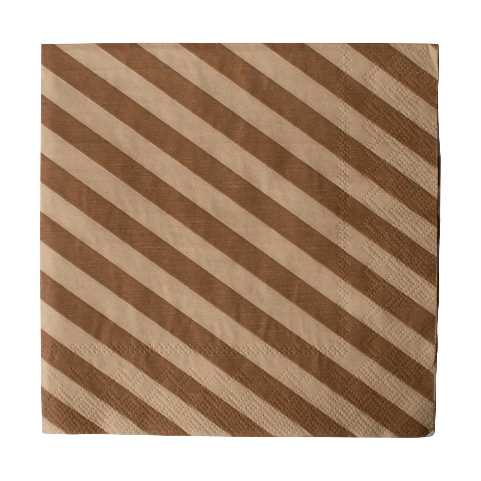 DBKD Stripe paperiservietti 33x33 cm 20 kpl Nougat