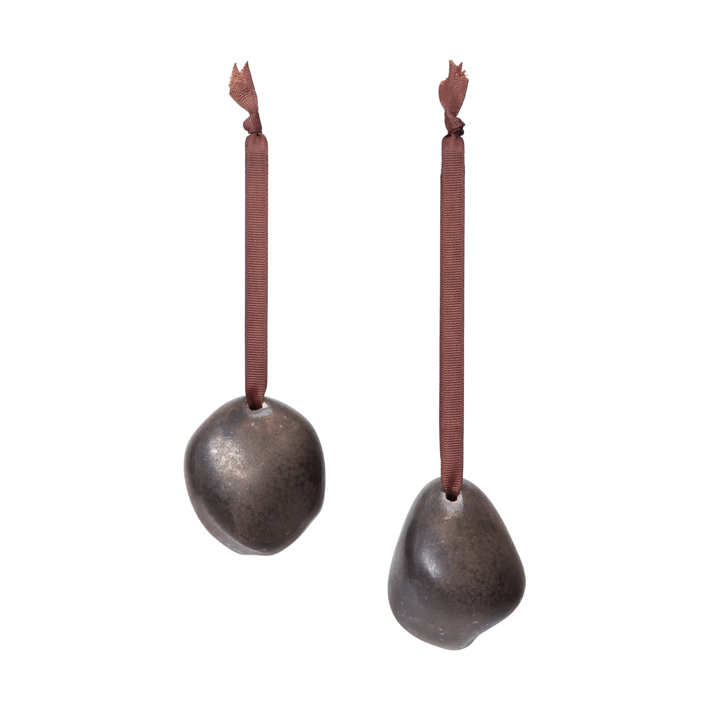 Ferm Living Bellure joulukoriste 7 cm 2 osaa Rustic Pronssi