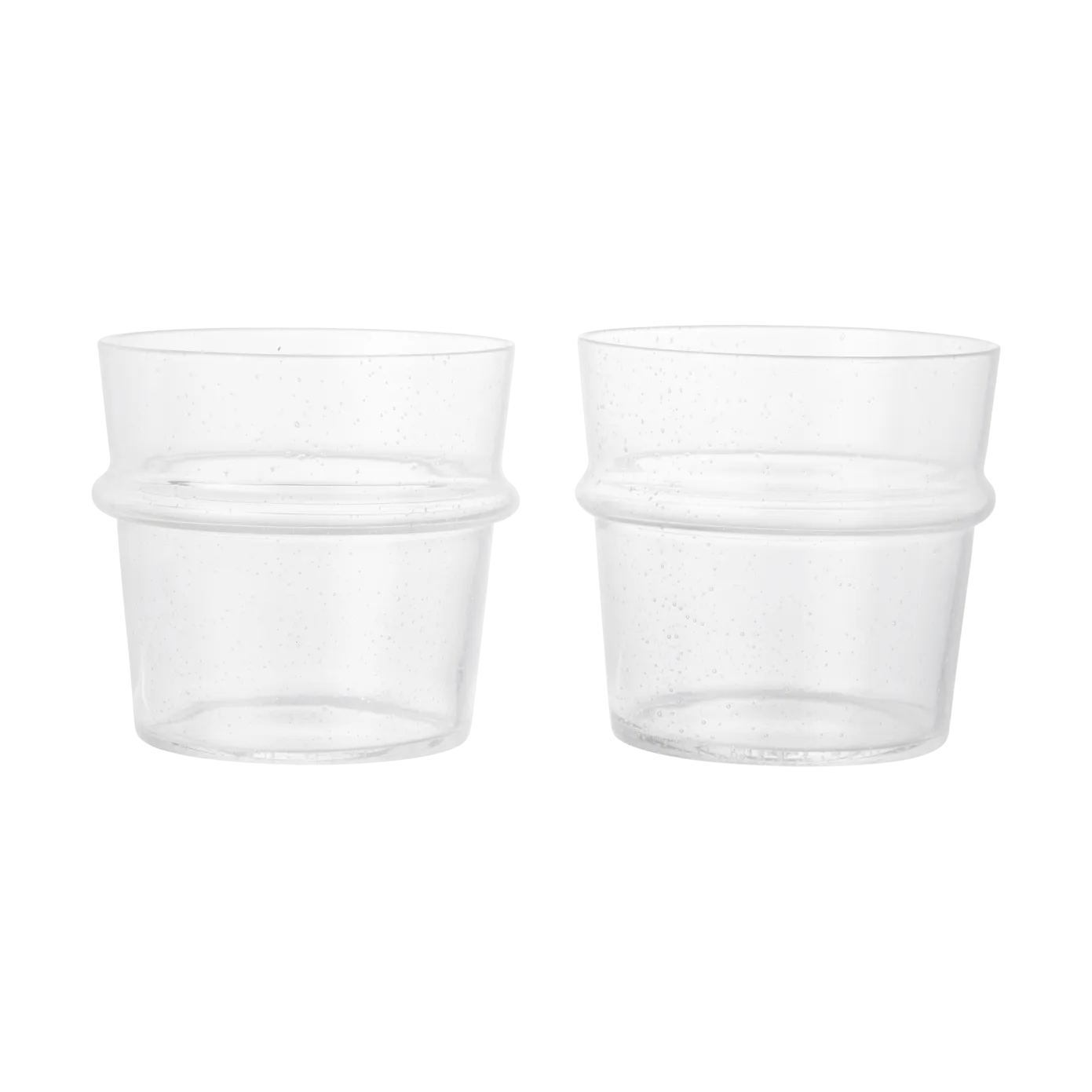 Ferm Living Boya juomalasi matala 30 cl 2-pack. Kirkas