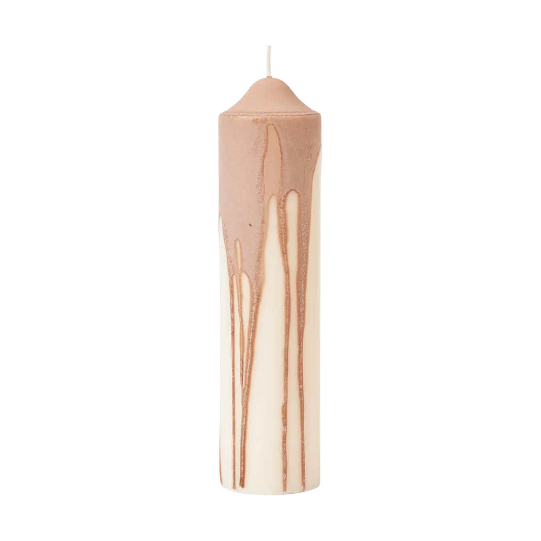 Ferm Living Dryp kynttilä Beige, 20 cm