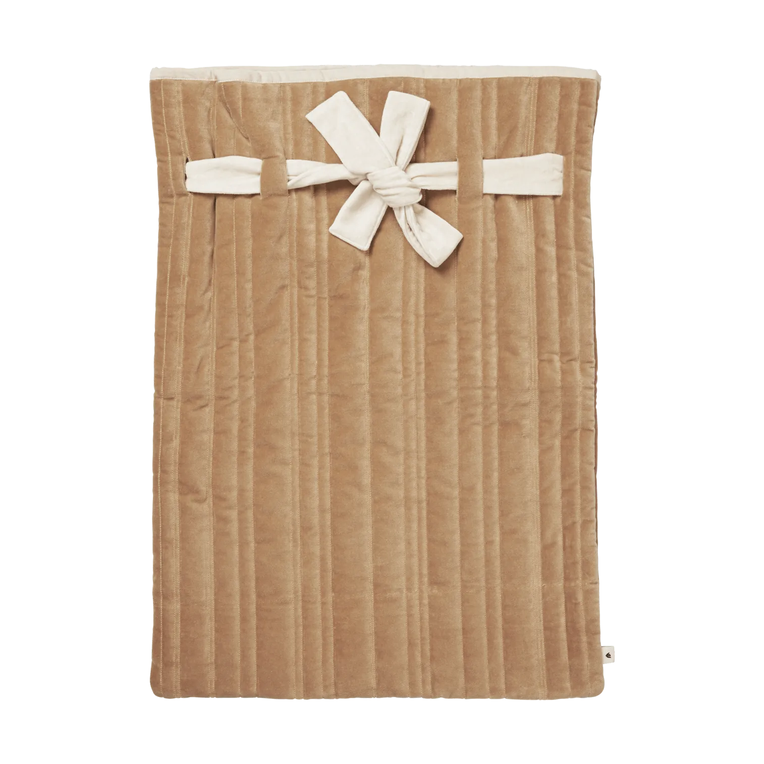 Ferm Living Vari tikattu säkki 50x70 cm Velvet-tan