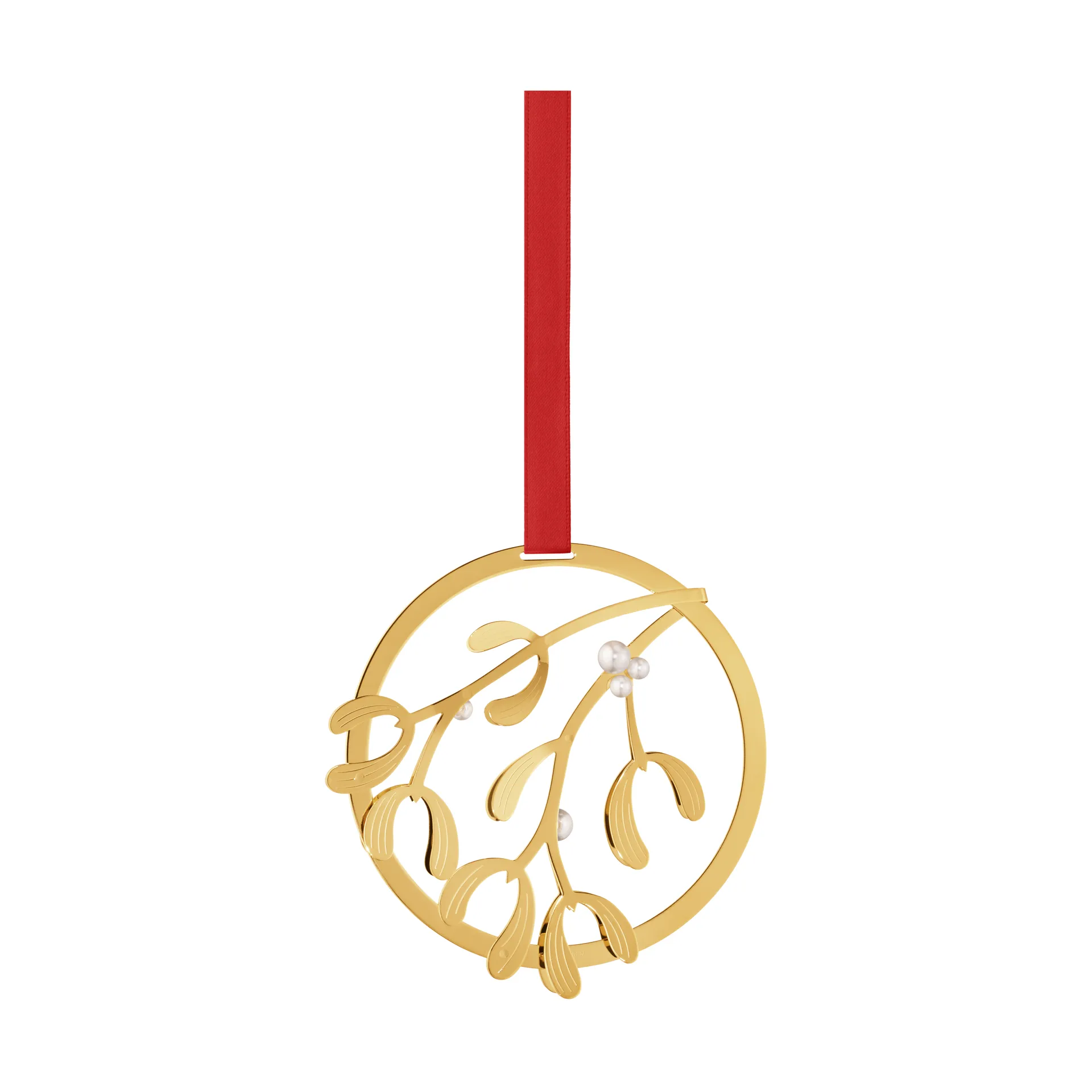 Georg Jensen Georg Jensen joulukoriste misteli Kultapinnoitettu messinki