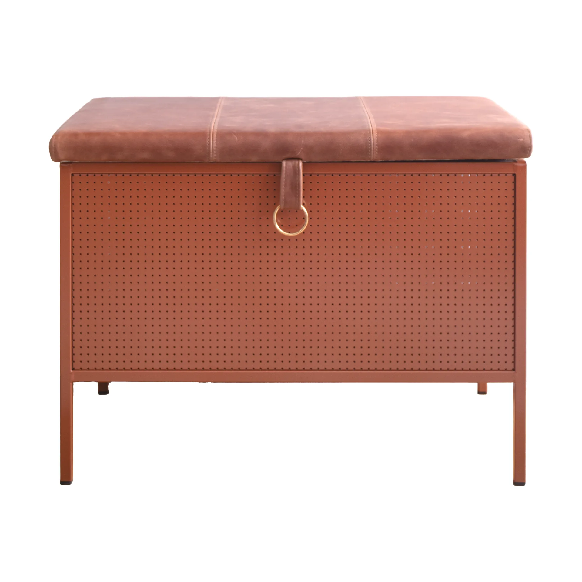 Maze Frank säilytyspenkki Cinnamon-vintage cognac