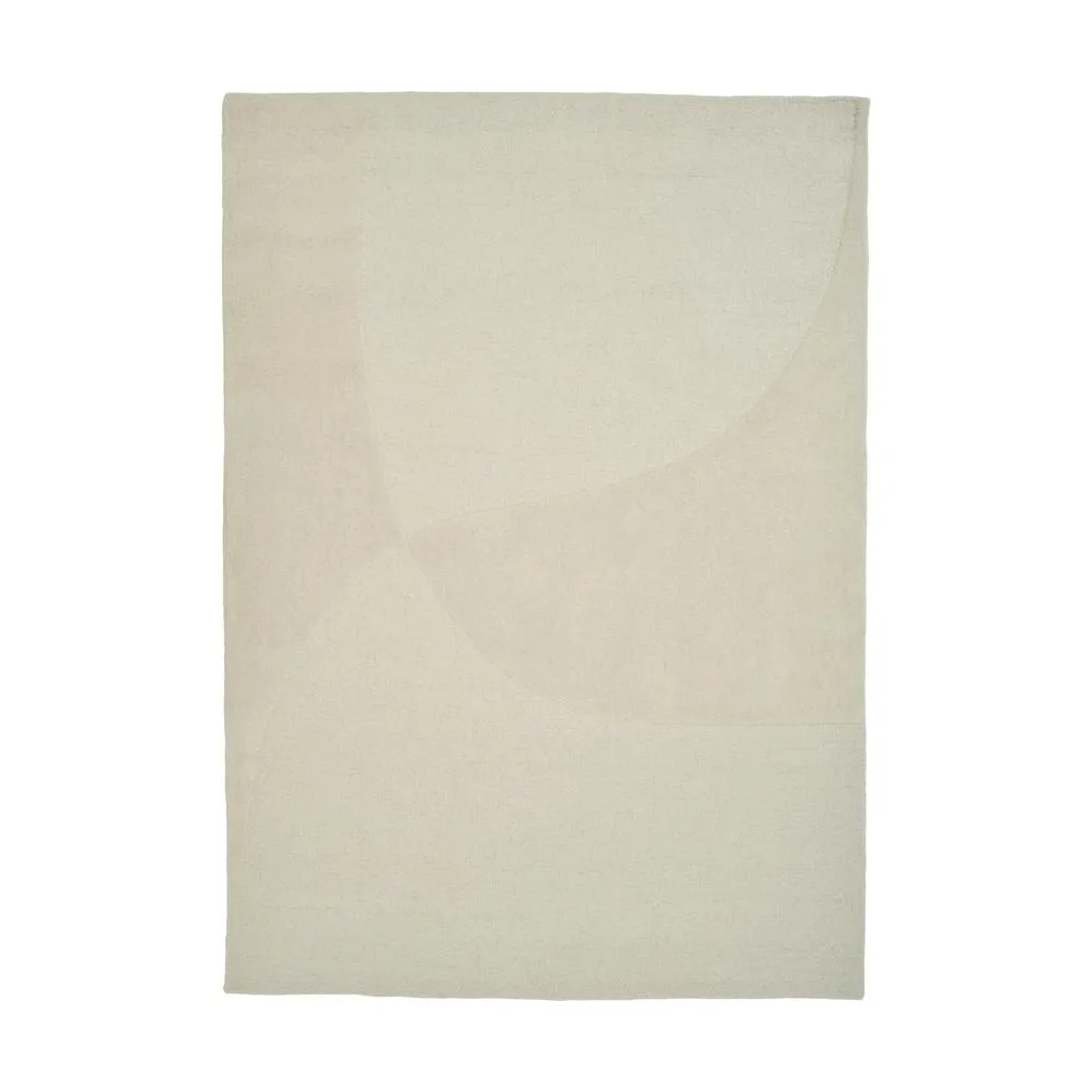 Linie Design Split Plains matto Valkoinen, 140x200 cm